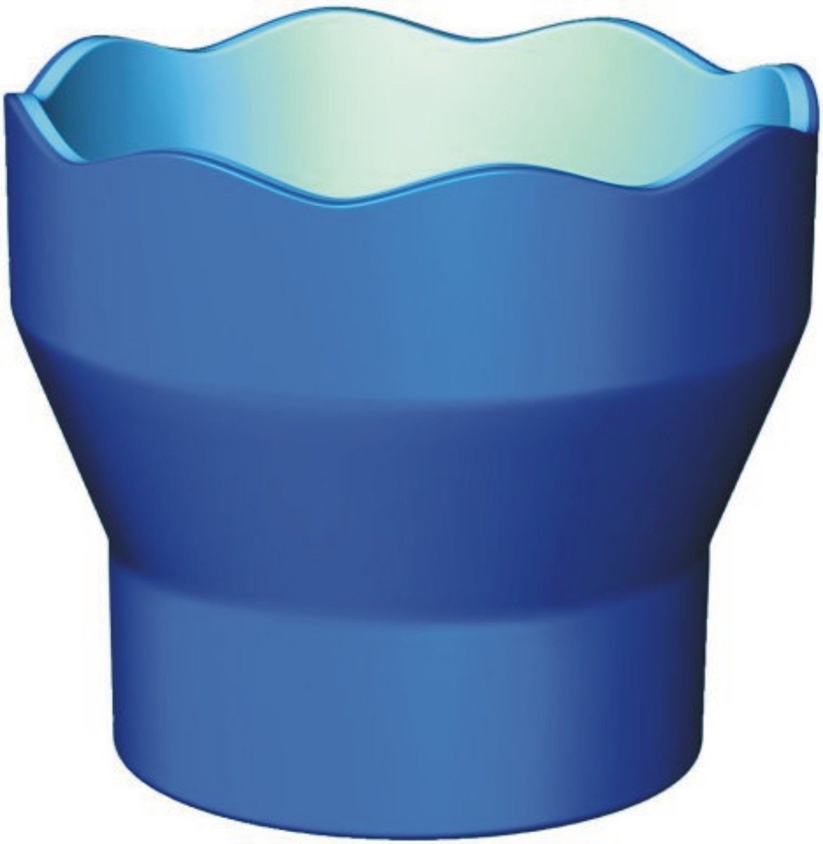 Faber-Castell Malbecher Wasserbecher Clic & Go blau