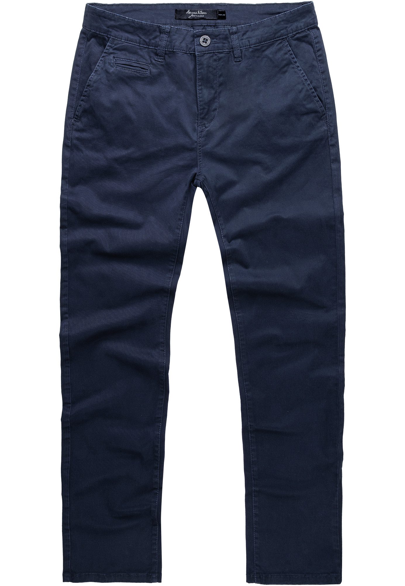 Amaci&Sons Chinohose ATLANTA Slim Fit Chino mit Stretch