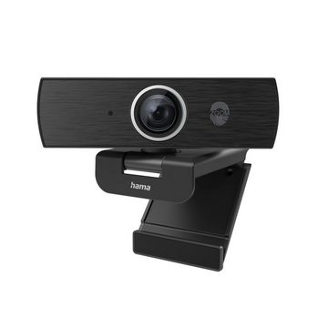 Hama Ultra HD2160p Webcam mit flexiblem Neigungswinkel, Rauschunterdrückung Webcam (Zusatzfunktionen: 1/4 Zoll-Gewinde, Autom. Belichtungsanpassung)