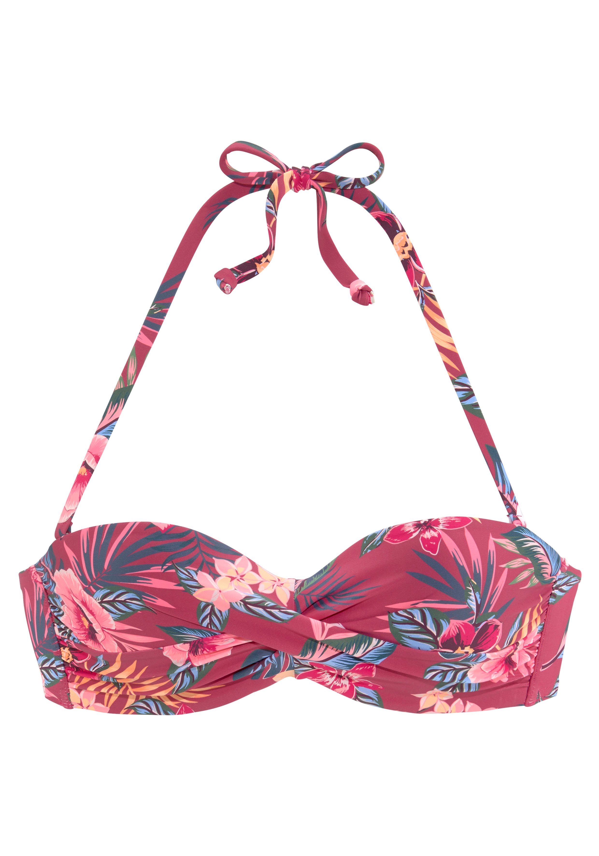 s.Oliver Bügel-Bandeau-Bikini-Top Marika, mit Wickeloptik günstig online kaufen