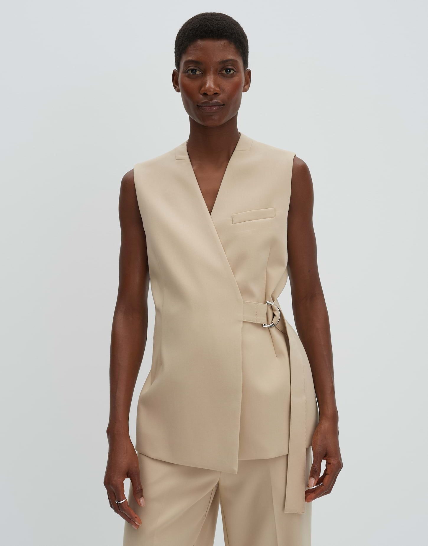 someday Longweste Varell mit D-Ring-Gürtel