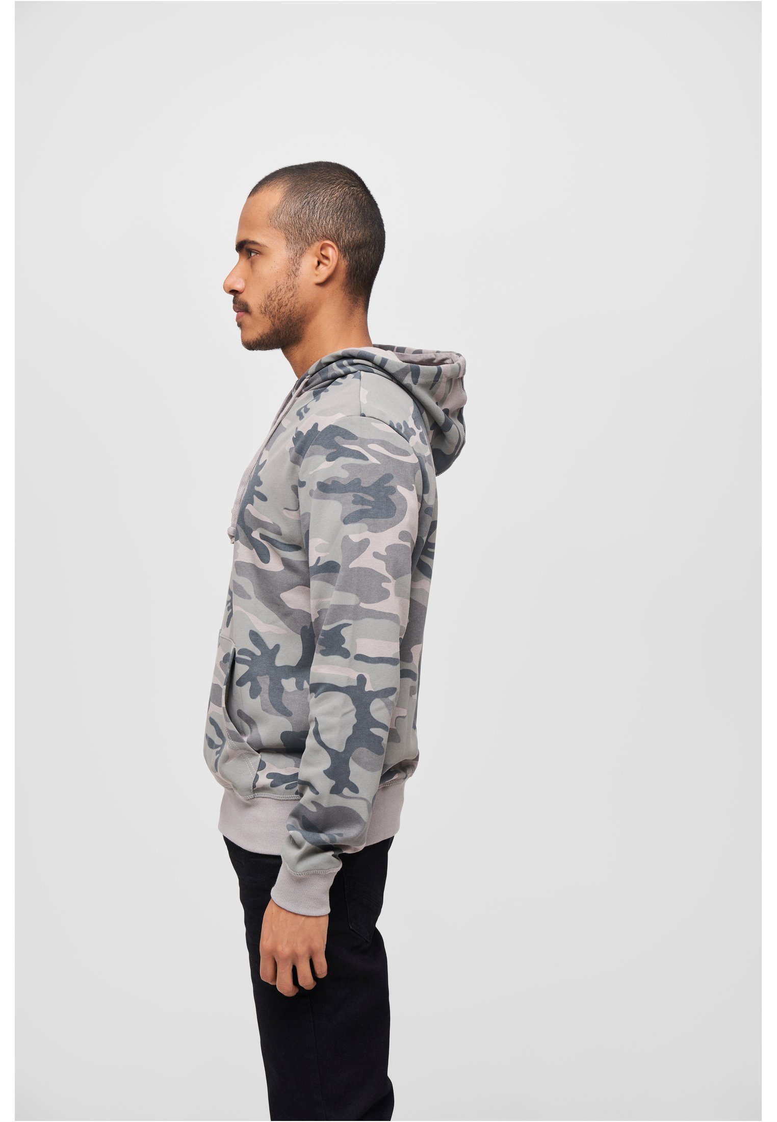 (1-tlg) Sweater Herren Brandit grey Sweathoody camouflage