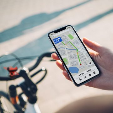 relaxdays Handyhalterung fürs Fahrrad Smartphone-Halterung