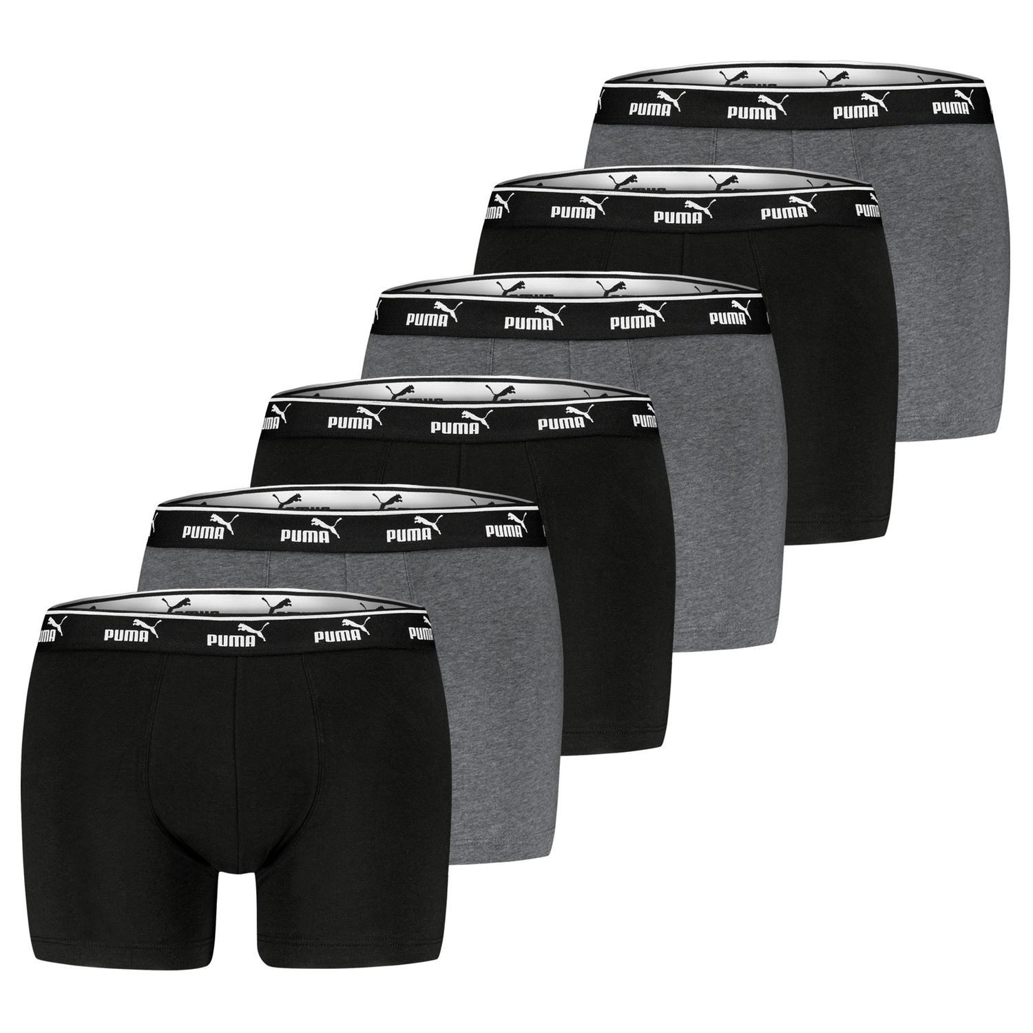 PUMA BODYWEAR Boxershorts Everyday Boxer (Sparpack, 6er-Pack) Boxershorts PUMA MEN EVERYDAY BOXER 6er Pack