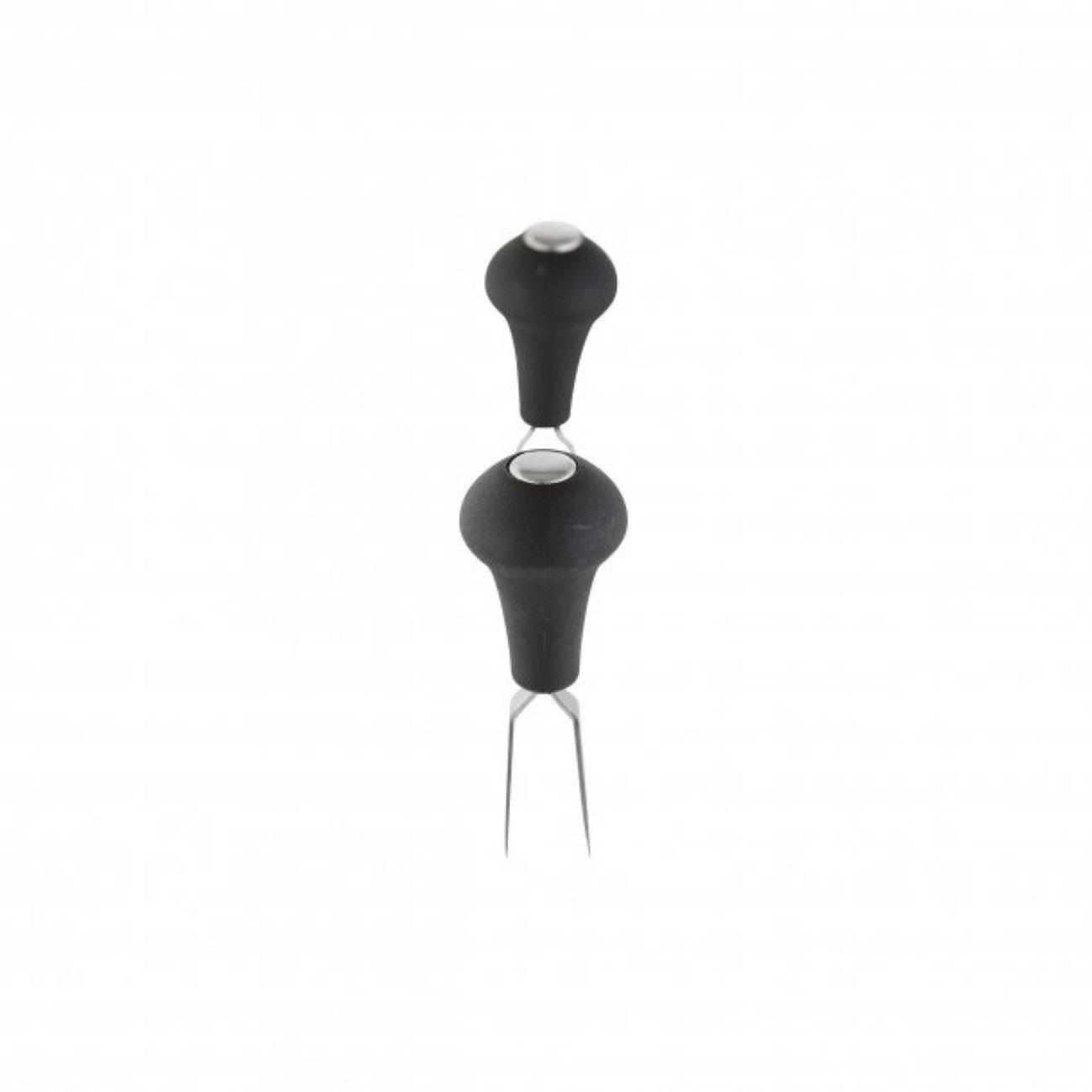 axentia Wiegemesser mit 2 Edelstahlklingen, 17 cm, Kunststoffgriffe in Schwarz – Bild 5 von 5
