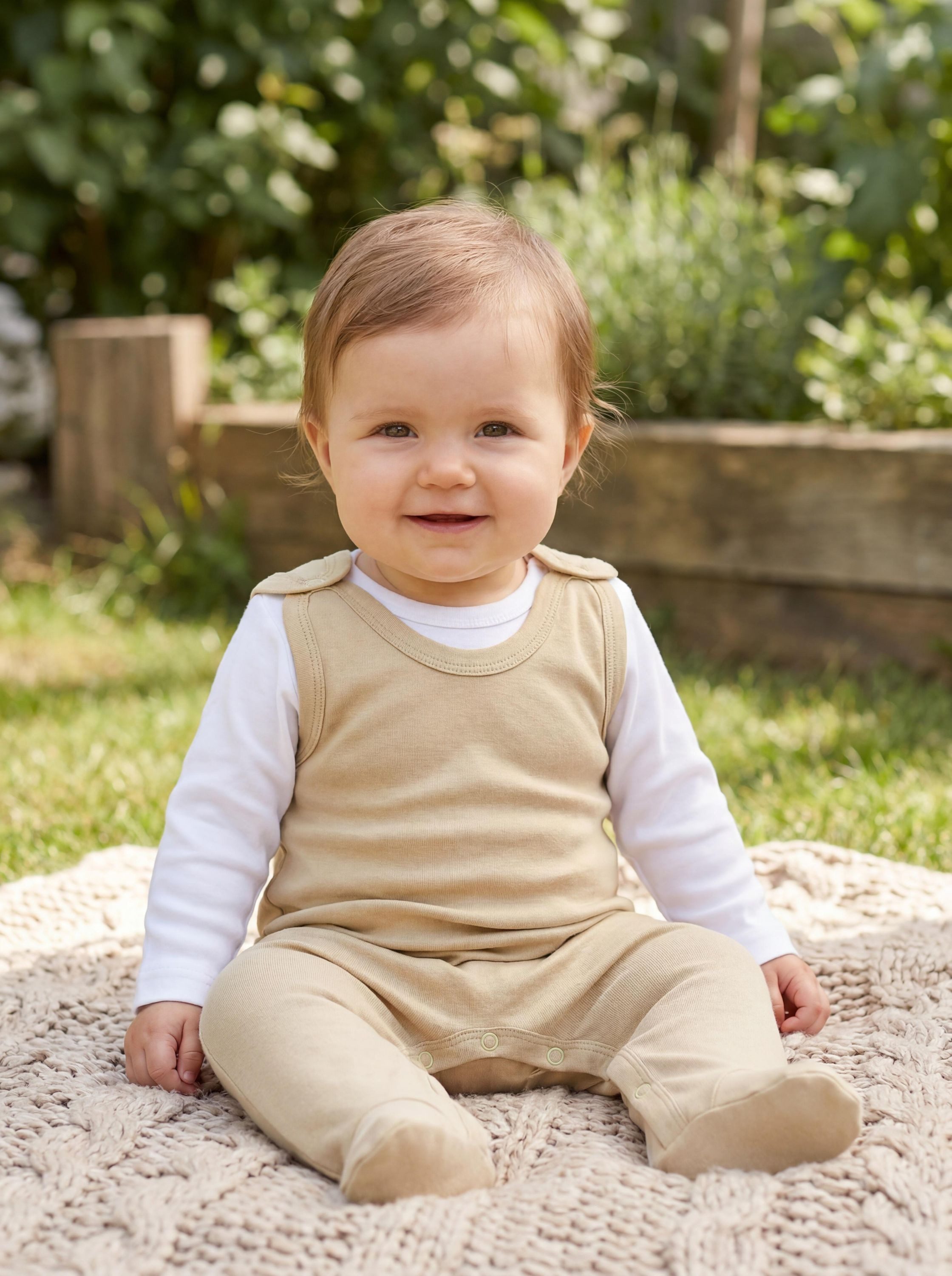 TupTam Strampler TupTam Baby Mädchen Strampler mit Fuß 3er Pack – Bild 2 von 3