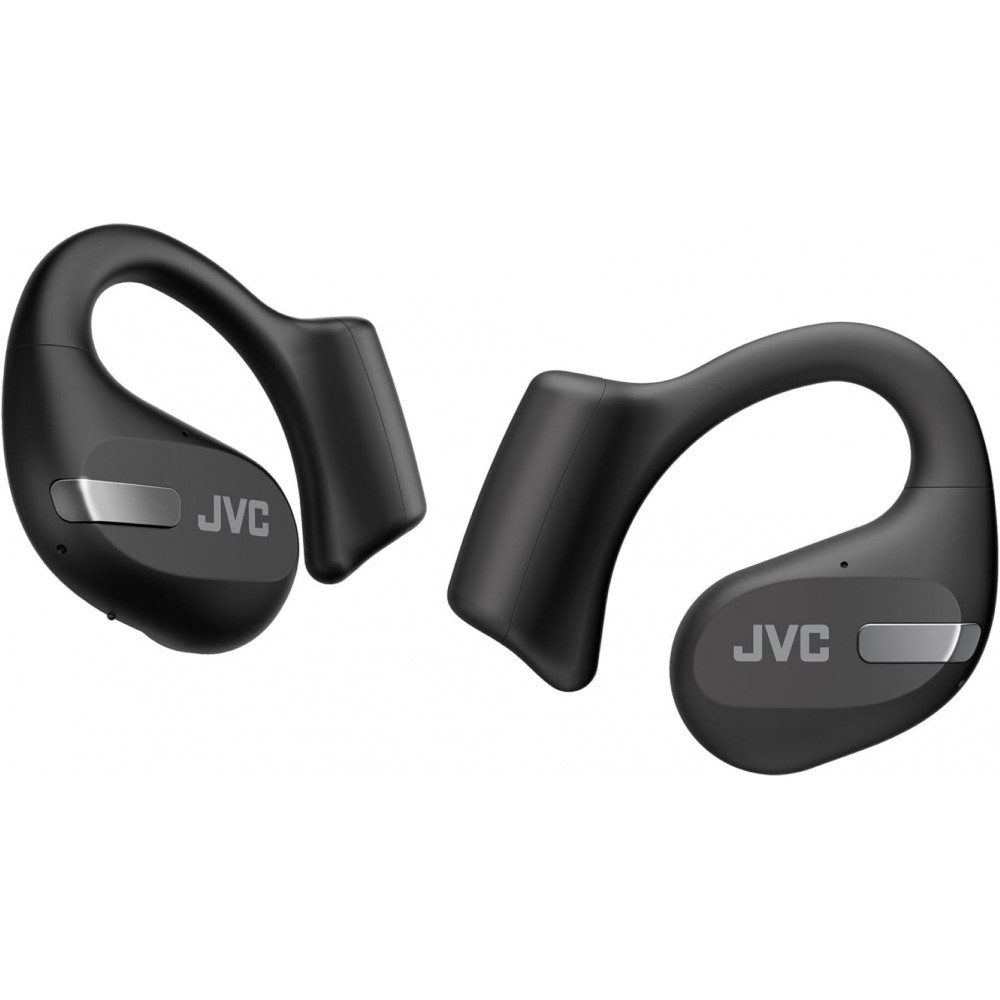 JVC JVC HA-NP50T Schwarz UE - Kabellose Nearphones. Kopfhörer (Open-Ear Design für Umgebungsgeräusche, Kabellos, Bluetooth, True Wireless, Wasserfest nach IPX4 Standard)