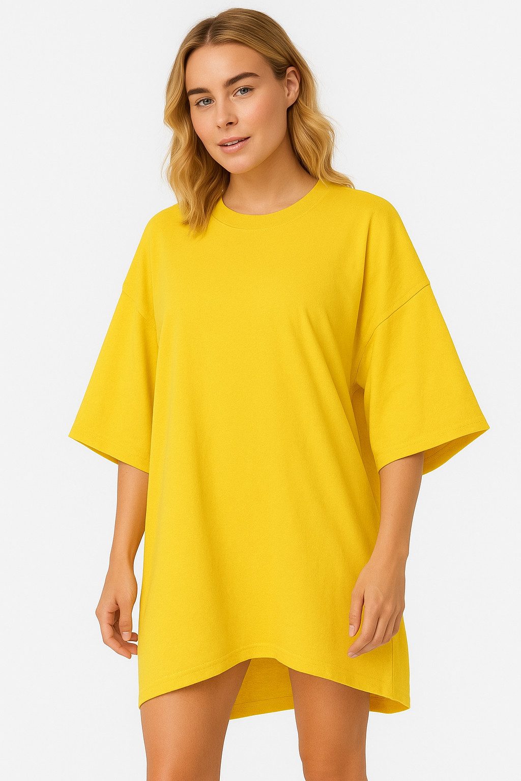 Worldclassca T-Shirt Worldclassca Oversized Lounge UNI T-Shirt lang Tee Sommer Oberteil