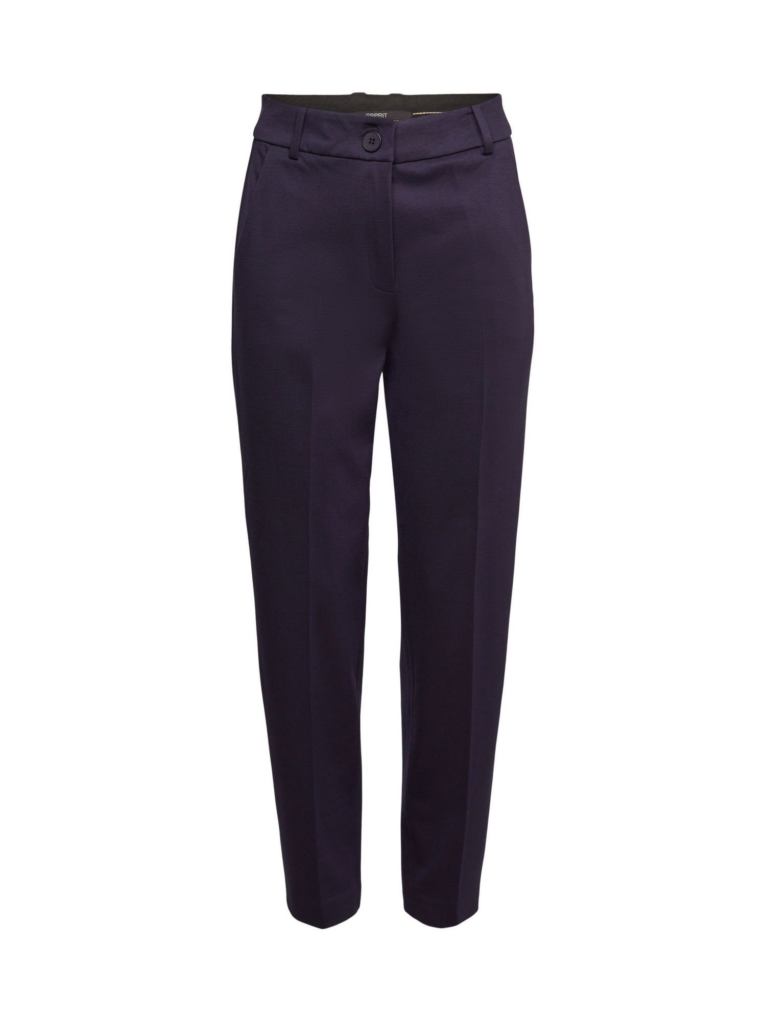 Stretch-Hose Pants Mix PUNTO Esprit SPORTY Collection NAVY & Match Tapered
