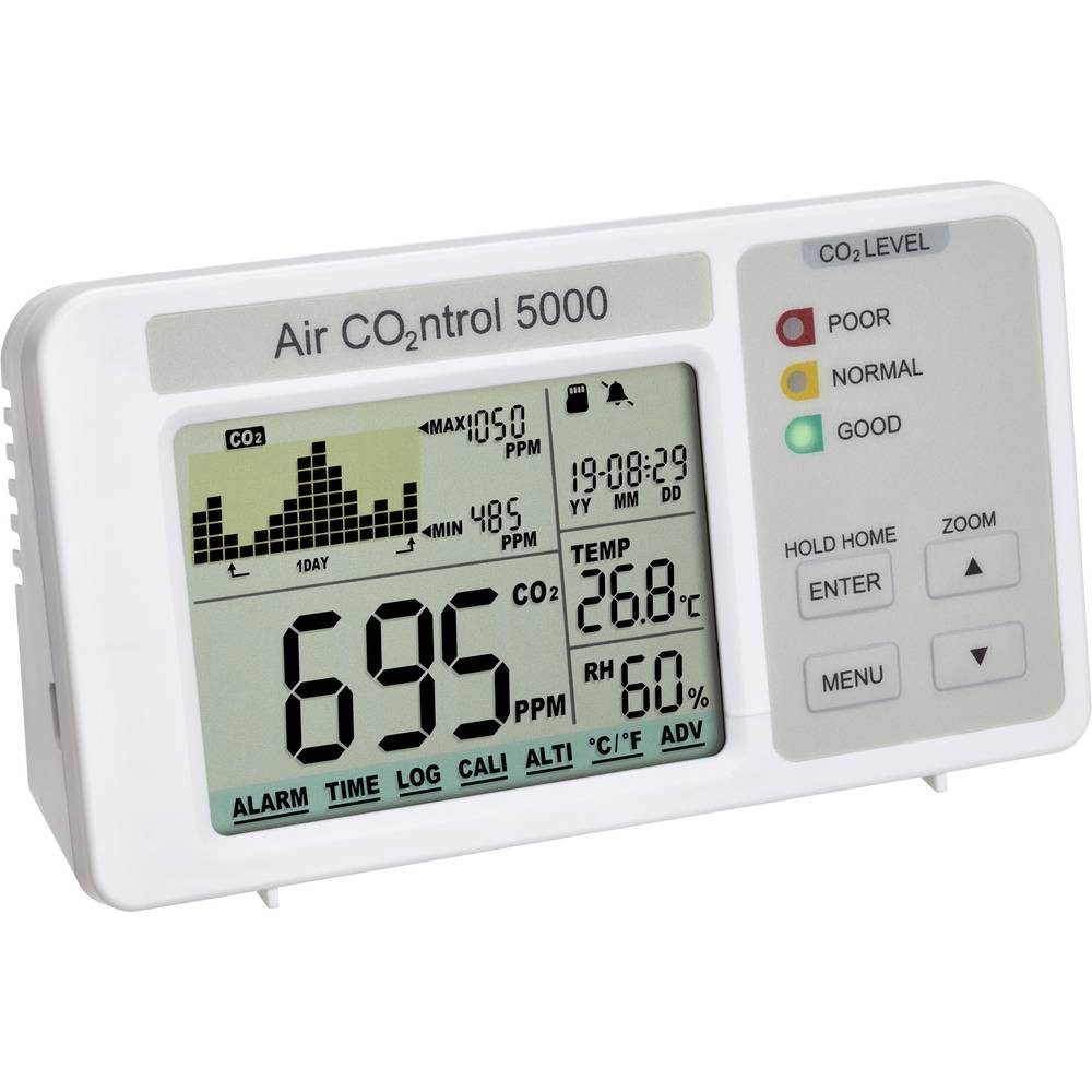 TFA Dostmann Raumluft-Qualitätssensor CO2-Messgerät AirCo2ntrol 5000 31.5008.02