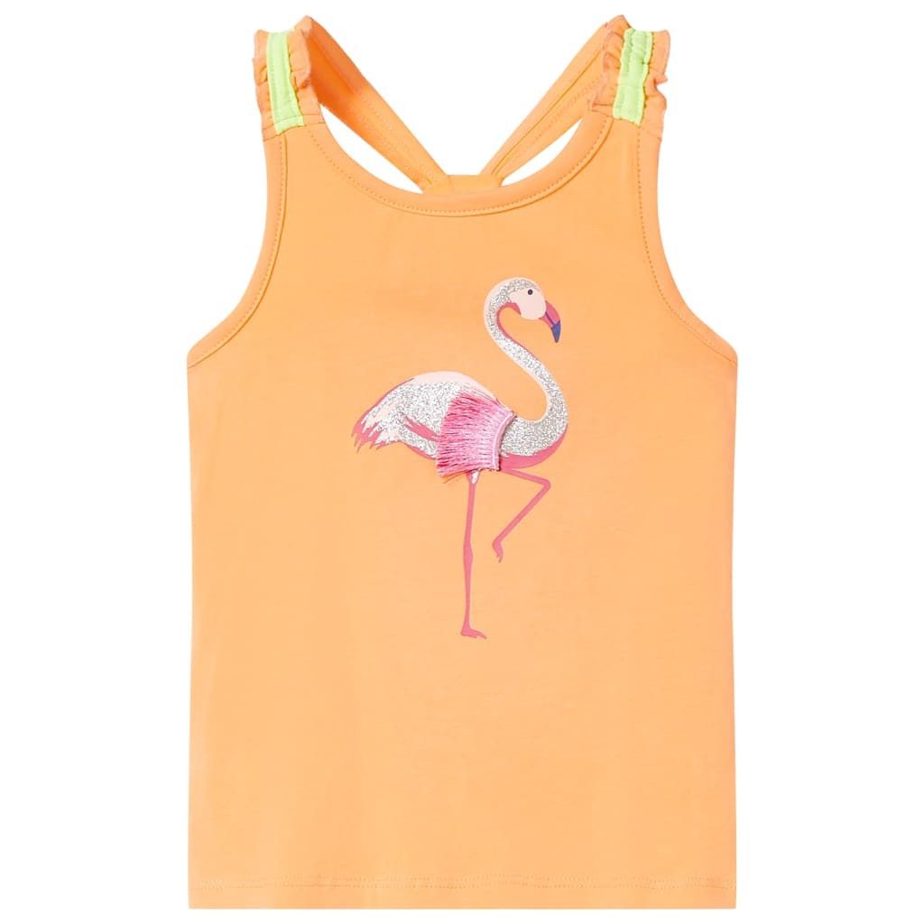 vidaXL Tanktop Kinder-Tanktop Hellorange 128