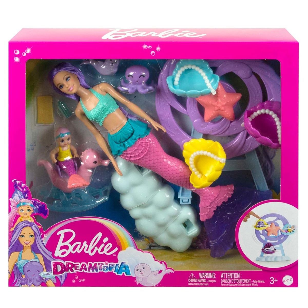Mattel® Meerjungfrauenpuppe Mattel HLC30 - Barbie - Dreamtopia - Meerjungfr günstig online kaufen