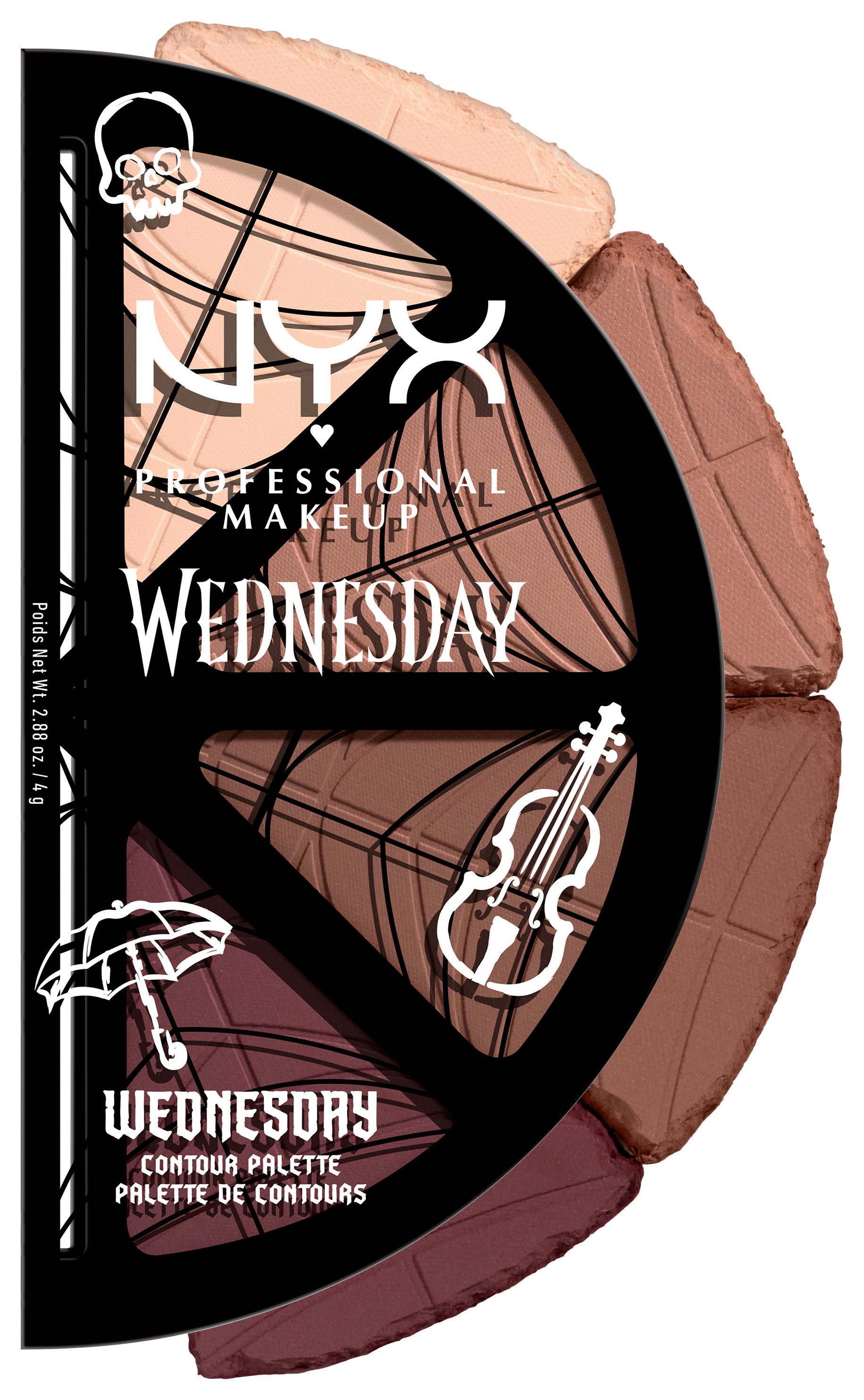 NYX PROFESSIONAL MAKEUP Puder Wednesday Stained Glass Palette Contour