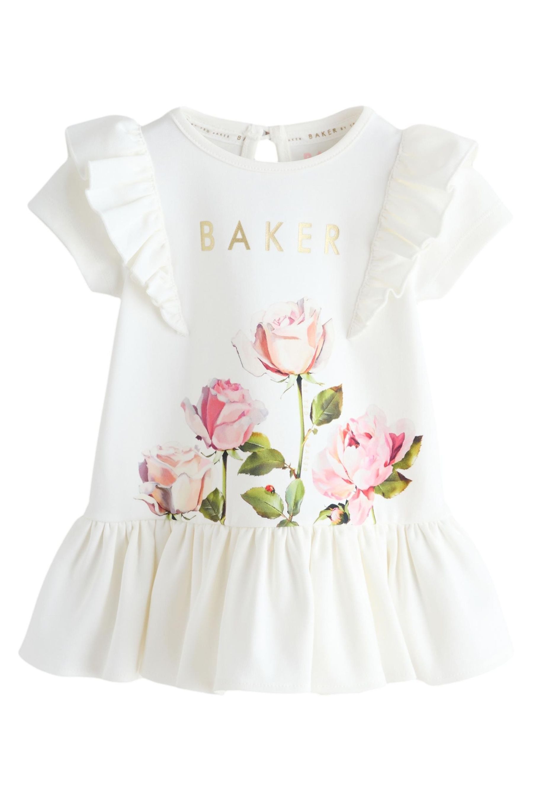 Baker by Ted Baker Vokuhila-Kleid Baker by Ted Baker Kleid mit Schößchen (1-tlg)