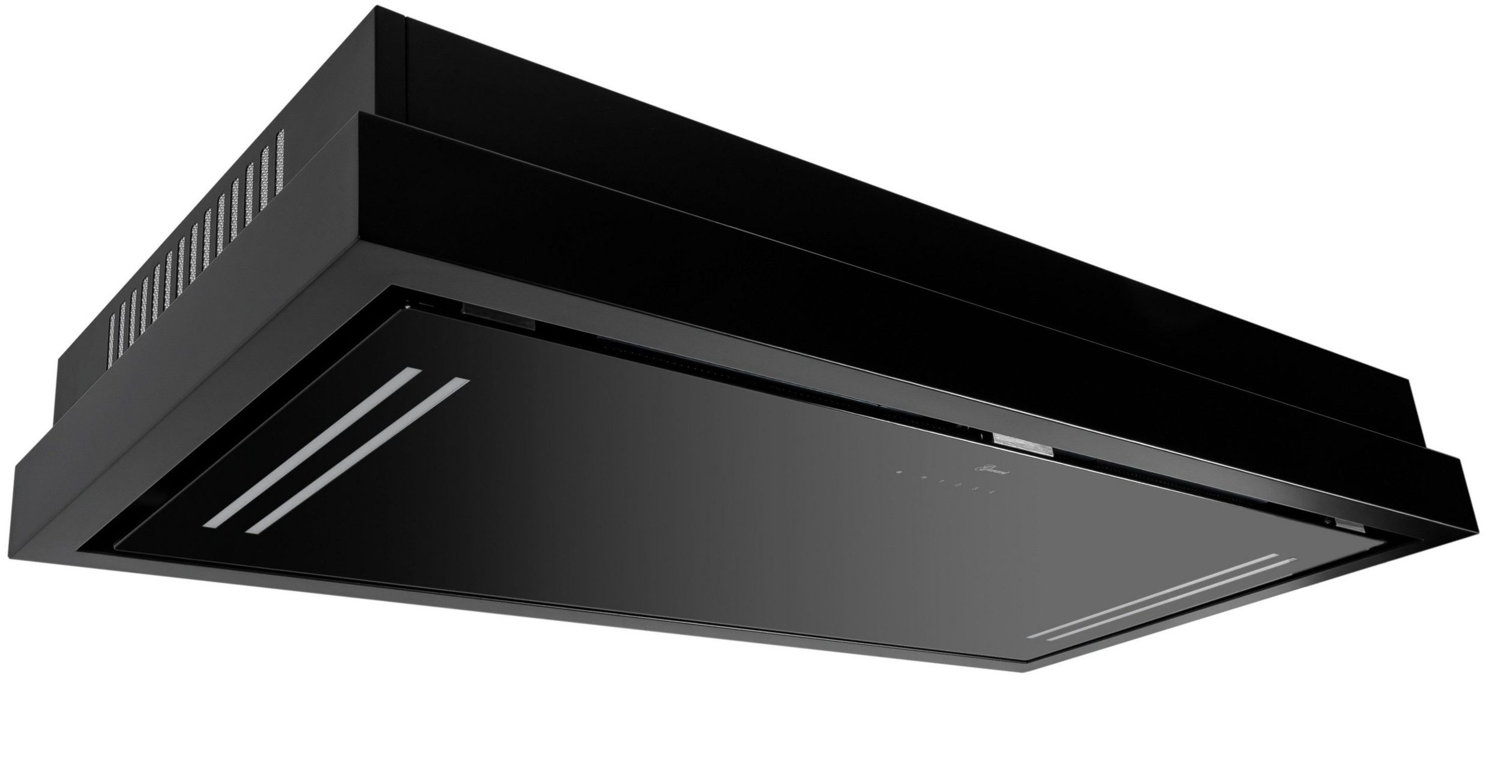 GURARI Deckenhaube GCH C 343 90 BL PRIME Dunstabzugshaube 90cm, Schwarz Glas,1000m³/ h GCH C 343 90 BL PRIME Dunstabzugshaube 90cm, Schwarz Glas,1000m³/ h, Dunstabzugshaube 90cm/ Schwarz Glas/ Effizient