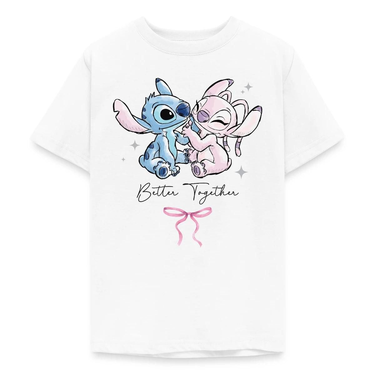 T-Shirt Lilo & Stitch, Angel Und Stitch Better Together Teenager T-Shirt