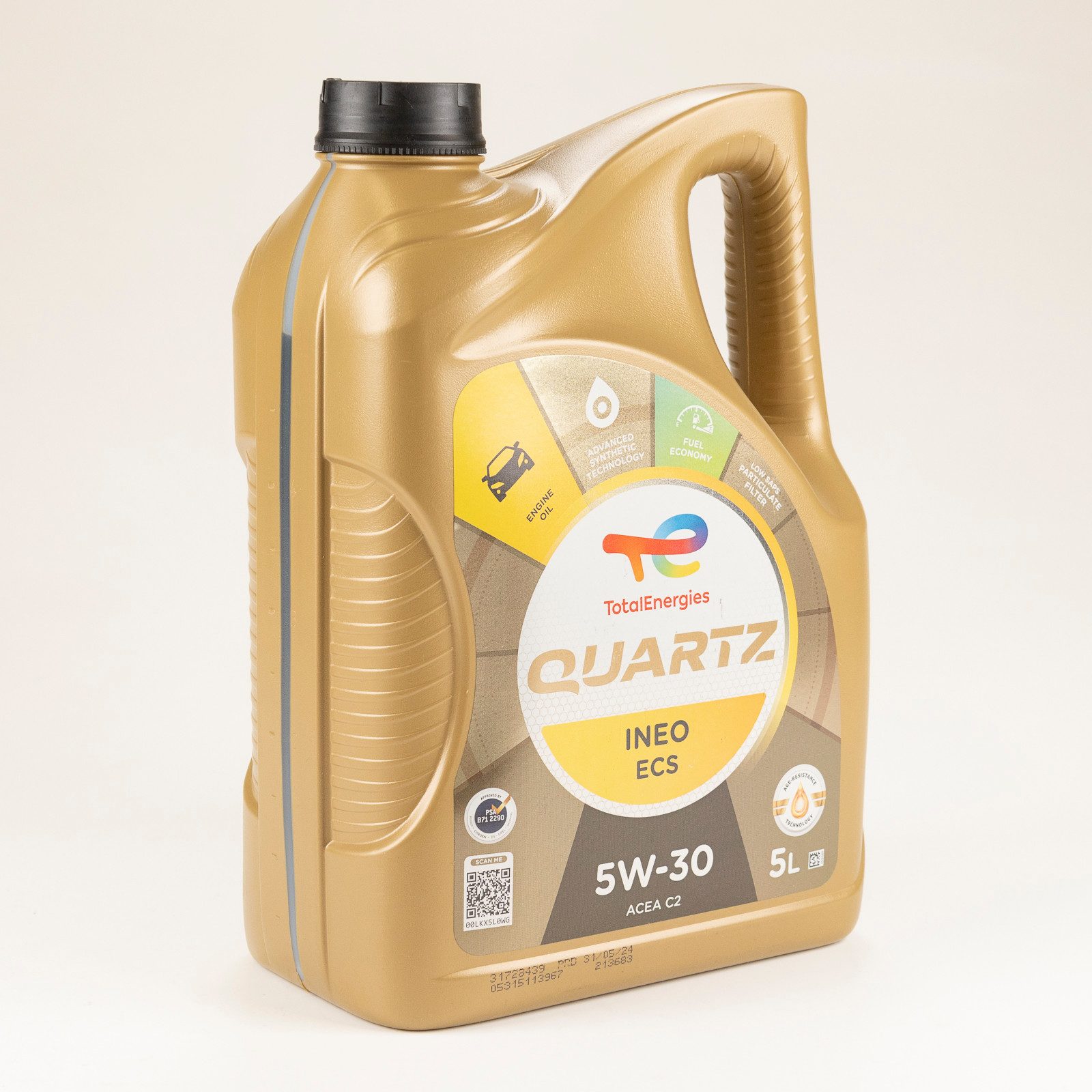 TotalEnergies Motoröl Total Quartz Ineo ECS 5W-30 213683 5 Liter