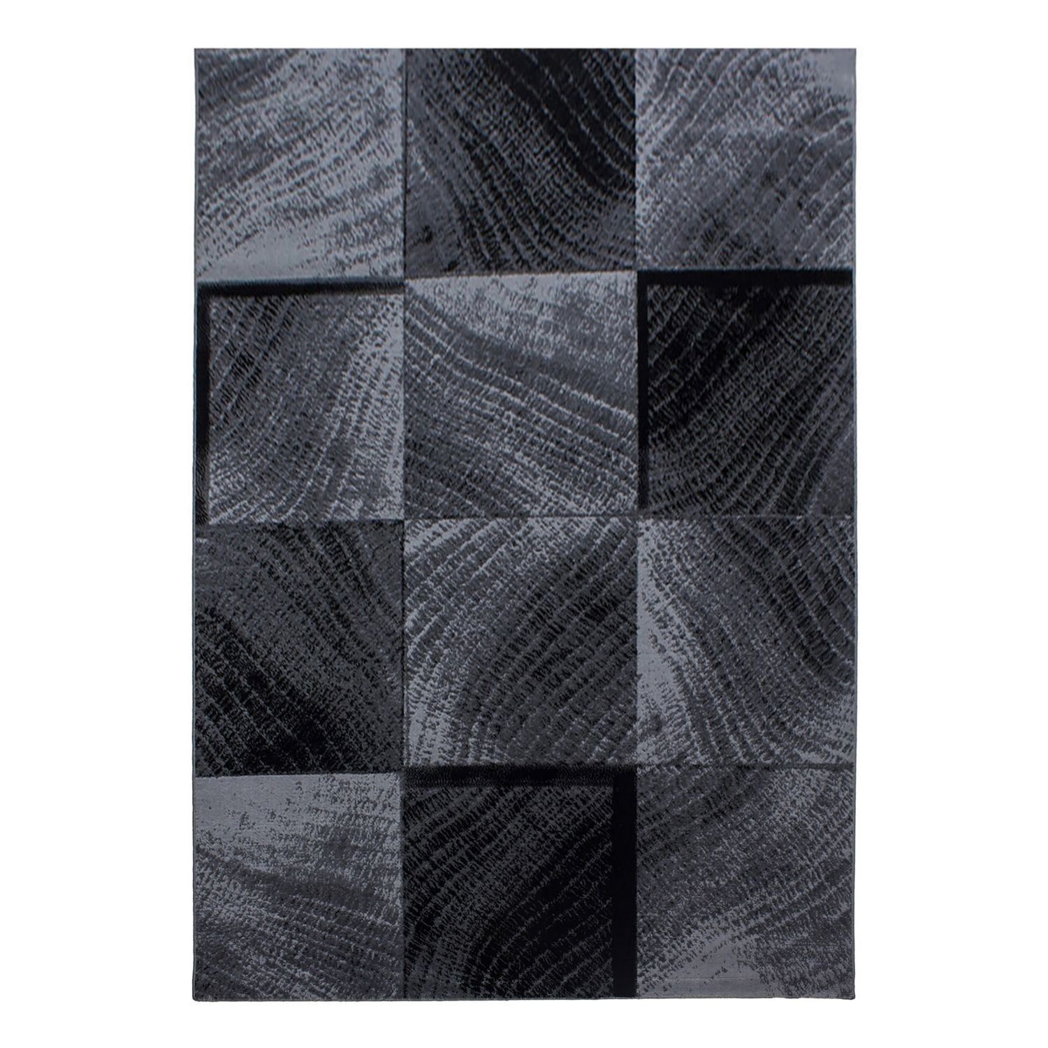 Teppich Kurzflor Teppich Pago Schwarz