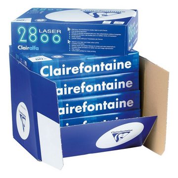 CLAIREFONTAINE Druckerpapier 2800, Format DIN A4, 80 g/m², 172 CIE, 500 Blatt