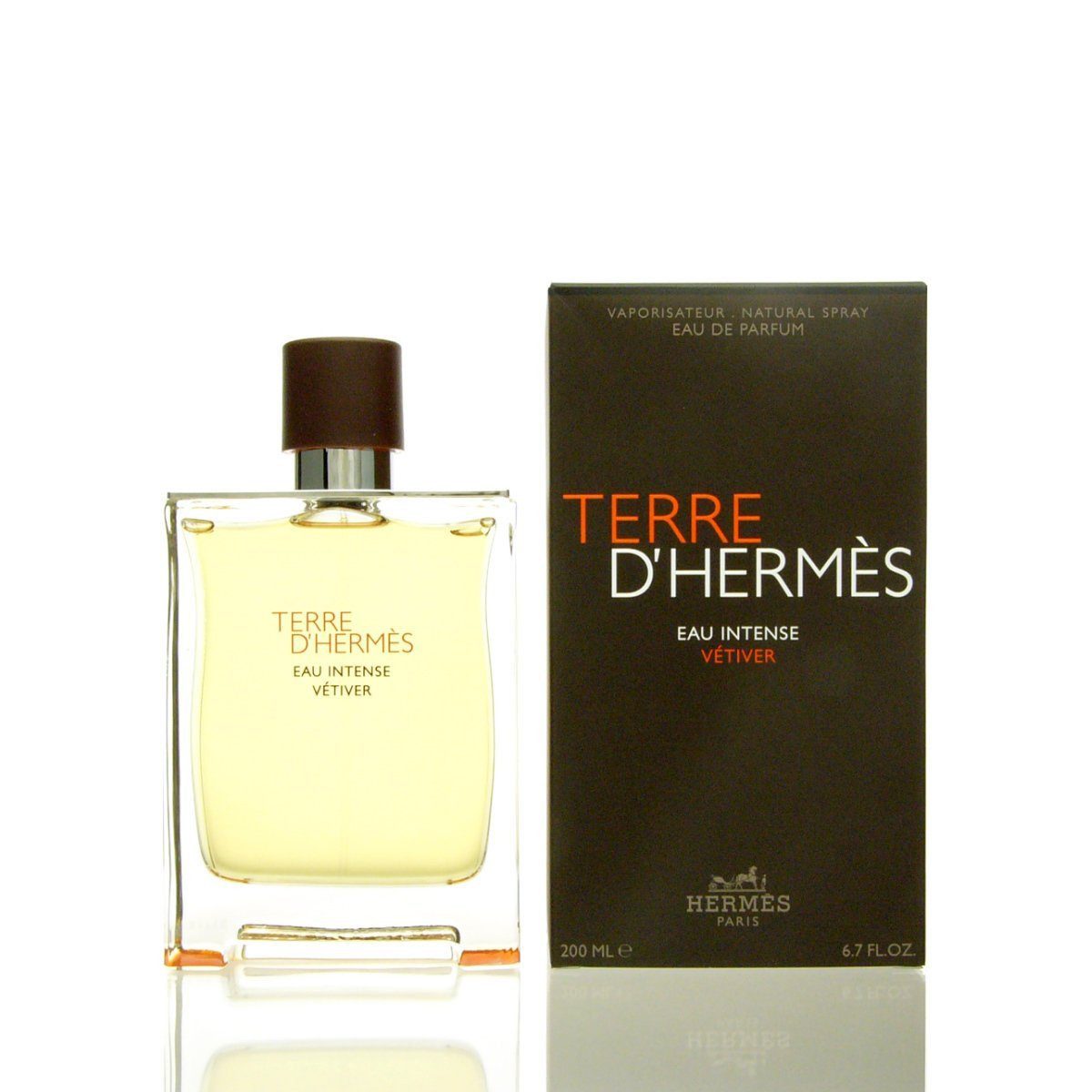 HERMÈS Eau de Parfum Terre dHerms Eau Intense Vtiver, Glasflakon, Parfüm EDP, Herrenduft