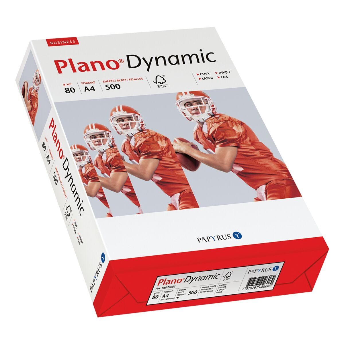 PLANO Kopierpapier PlanoDynamic, Format DIN A4, 80 g/m², 161 CIE, 500 Blatt