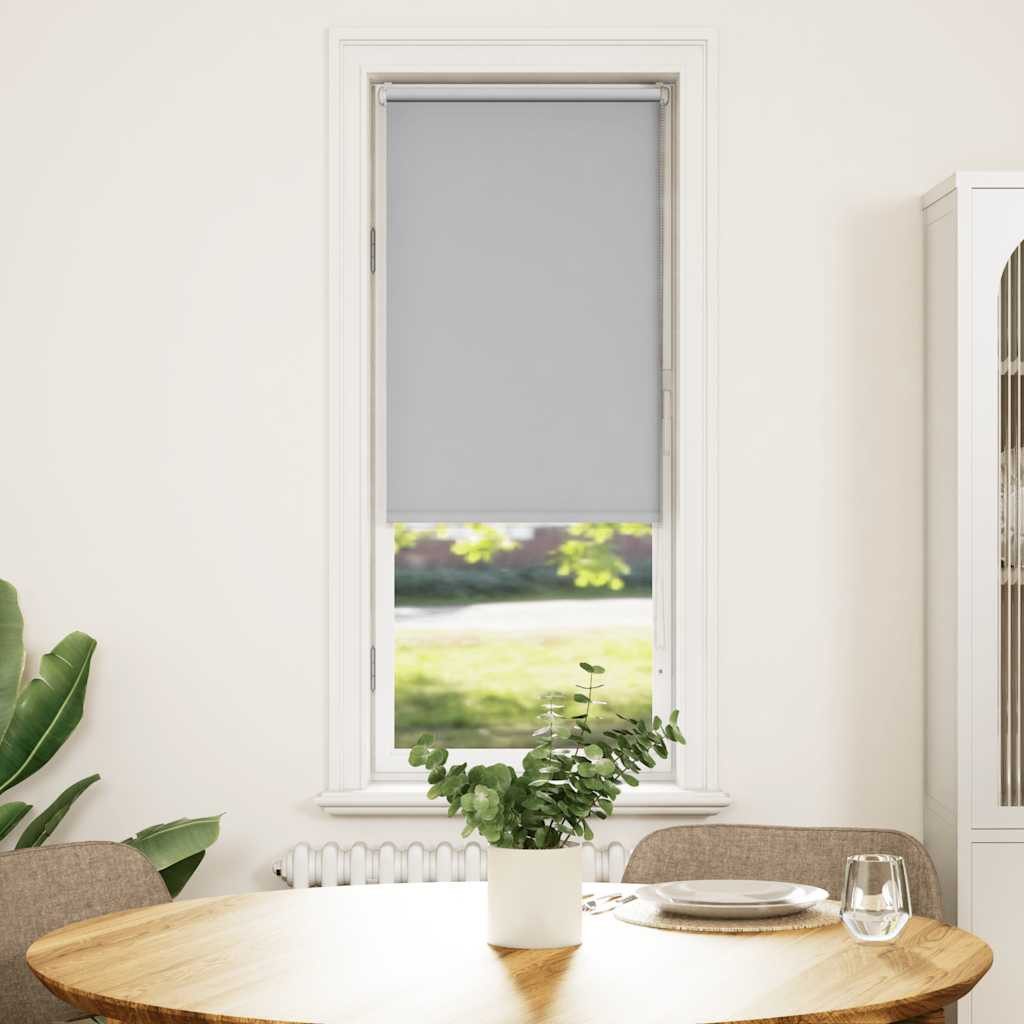 Rollo Verdunkelungsrollo Hellgrau 40x175 cm Stoffbreite 35,7 cm, vidaXL