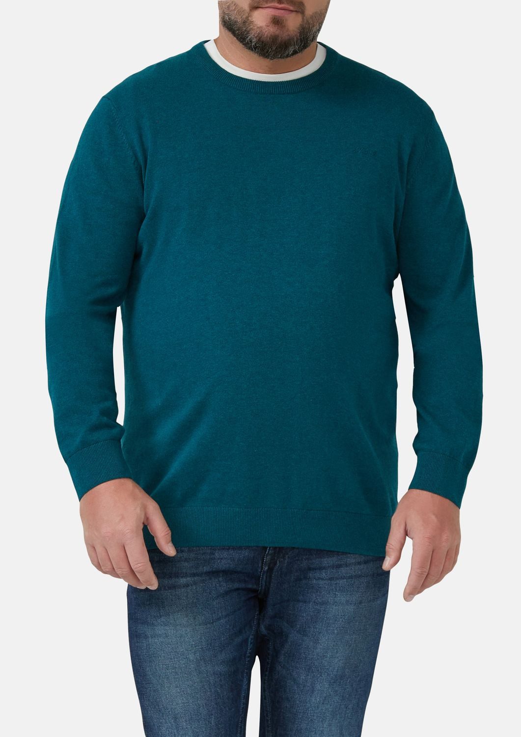 s.Oliver Rundhalspullover Basic (1-tlg) mit gesticktem günstig online kaufen