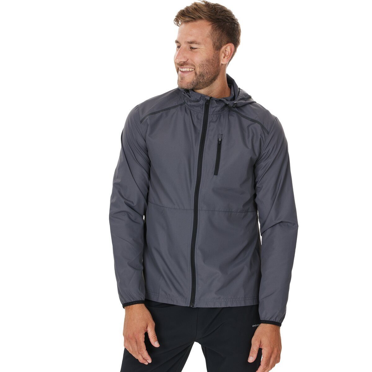ENDURANCE Laufjacke Hugoee mit Kapuze grau günstig online kaufen