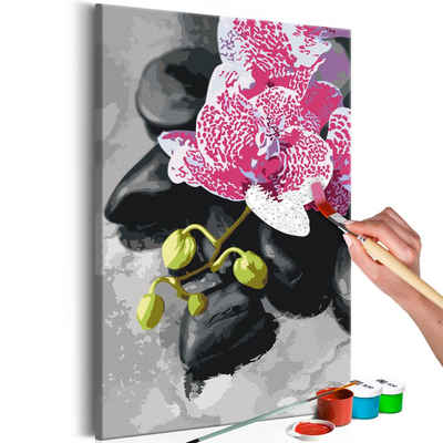 Artgeist Malen nach Zahlen Rosarote Orchidee
