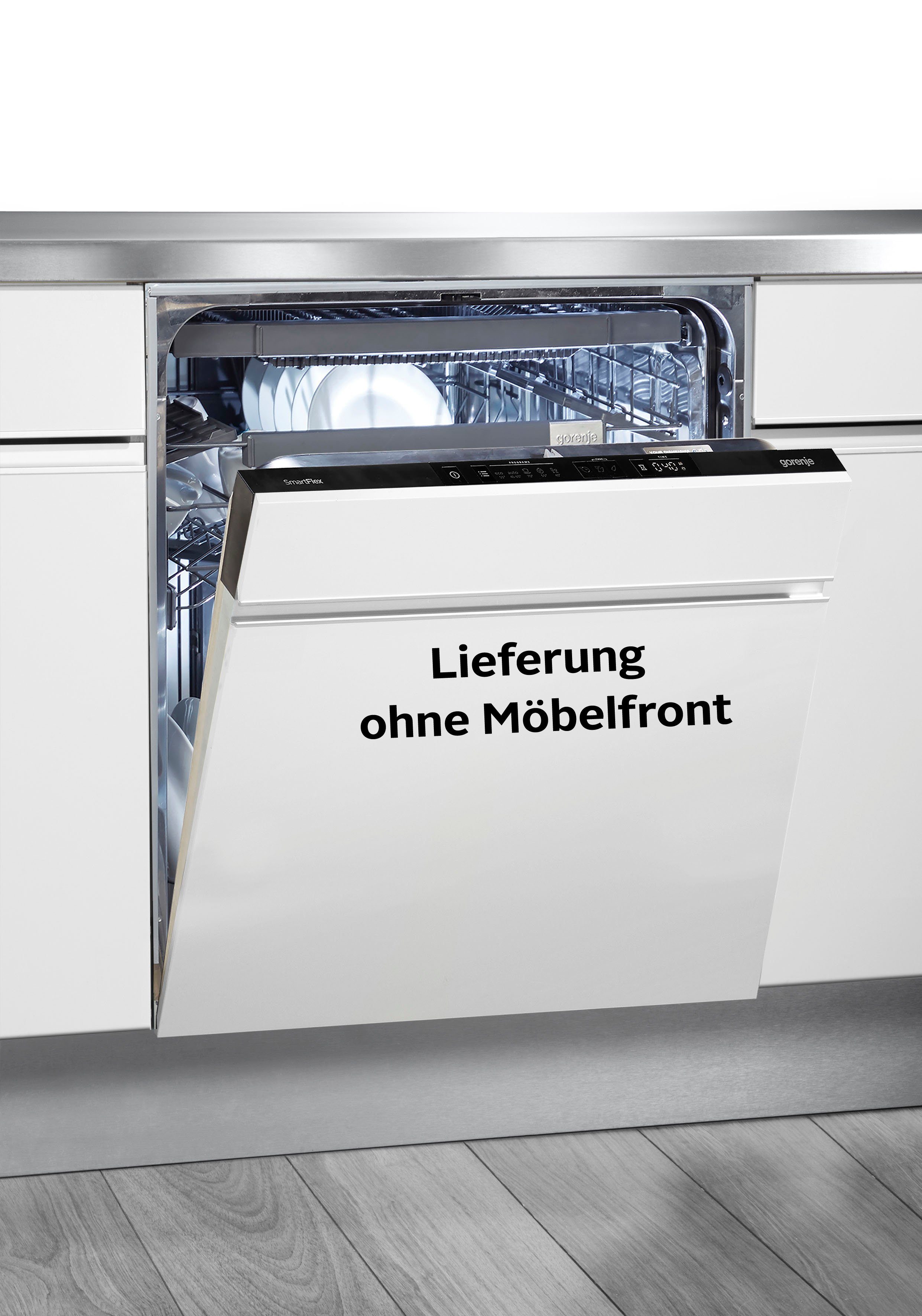 GV671C60XXL, GORENJE SmartFlex, vollintegrierbarer Geschirrspüler Maßgedecke 16