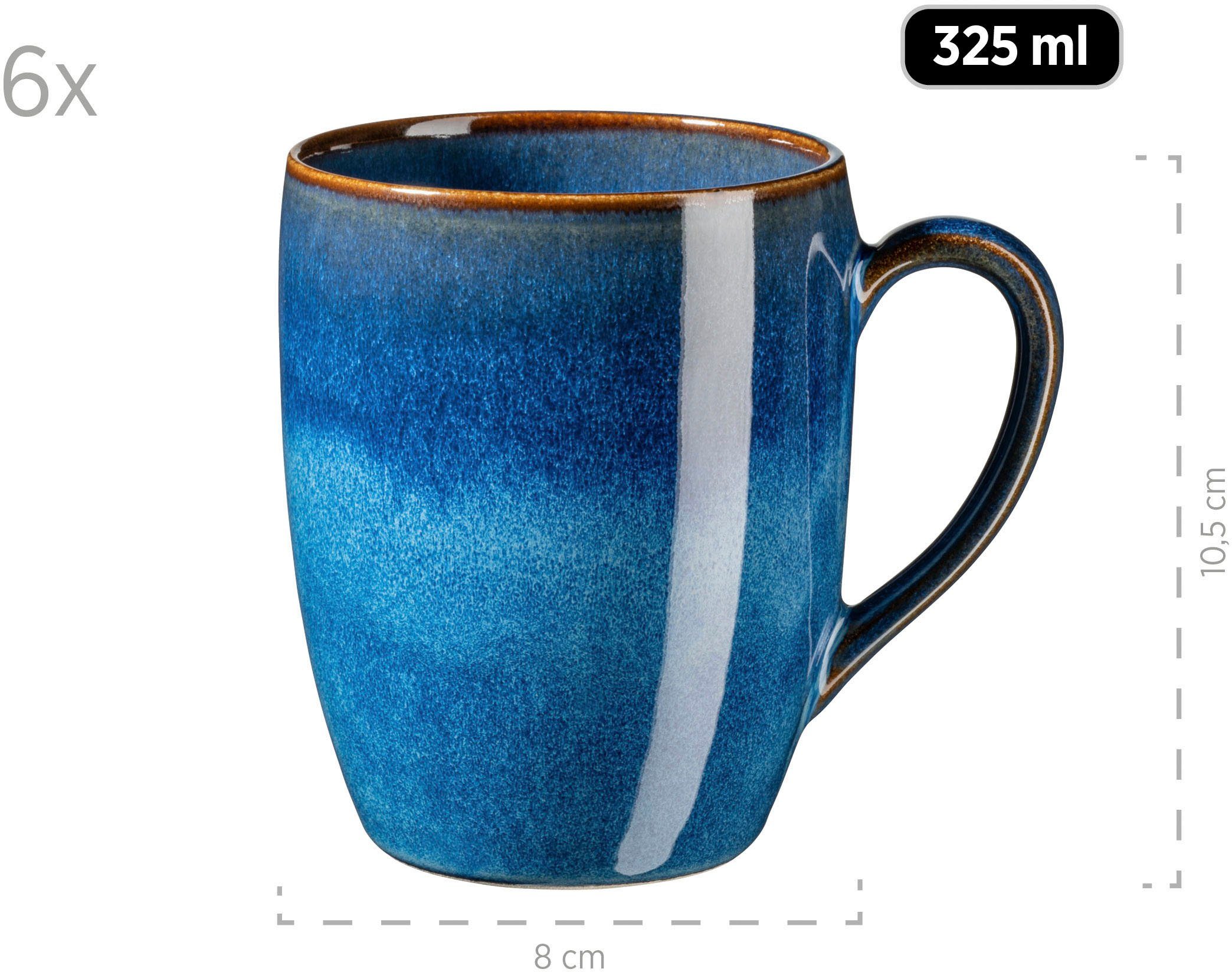 Mäser Frühstücksset 18-tlg. "Ossia" blau – Bild 5 von 5