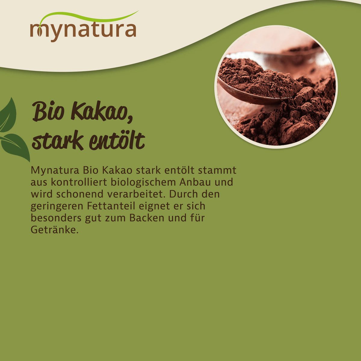 Mynatura Schokolade Mynatura Bio Kakao stark entölt – Bild 3 von 5