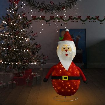 vidaXL Dekolicht Weihnachtsmann-Figur LED Luxus Stoff 120 cm