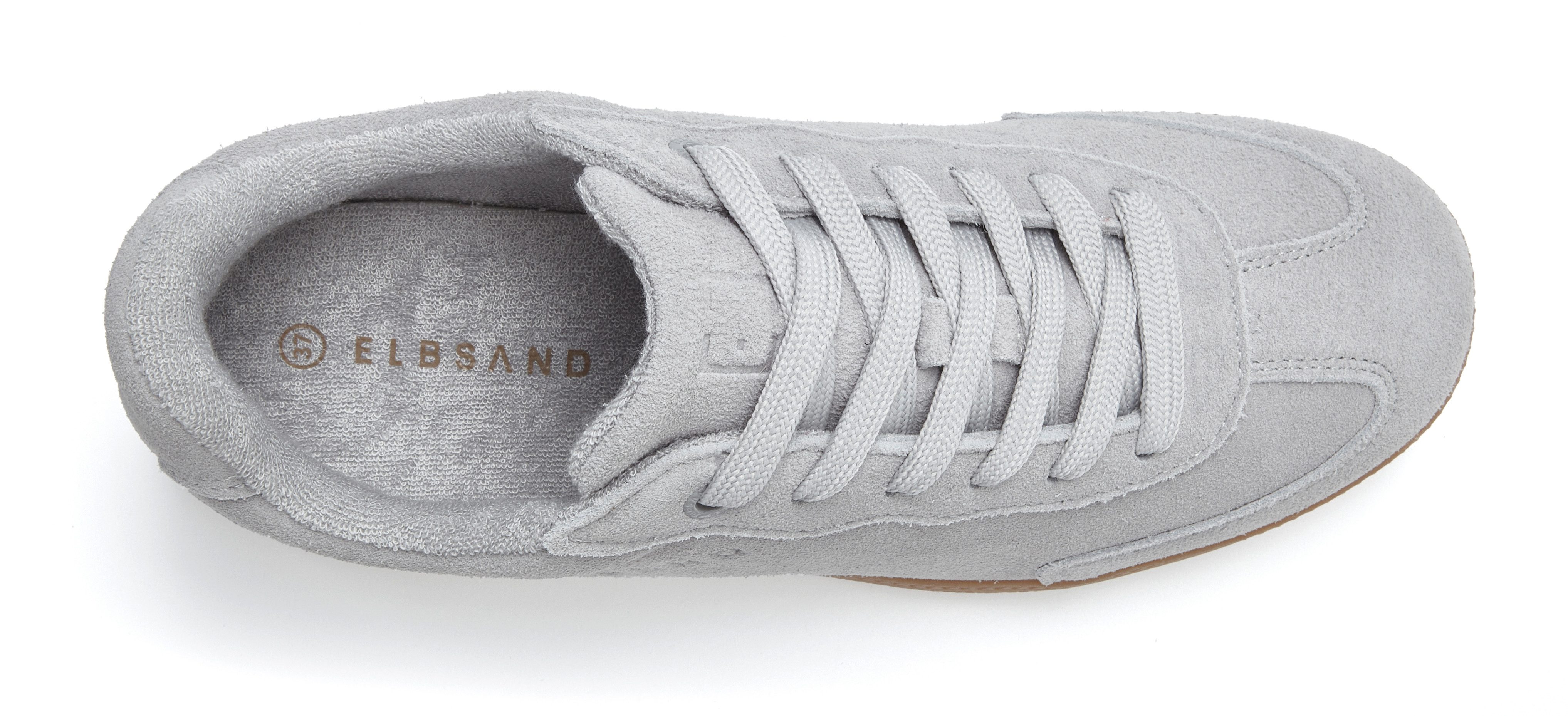Elbsand Freizeitschuh, Schnürschuh, Turnschuh, Retro Sneaker, Lederschuh Sneaker Ledersneaker, Schnürhalbschuh aus Leder im modernen Retro Look