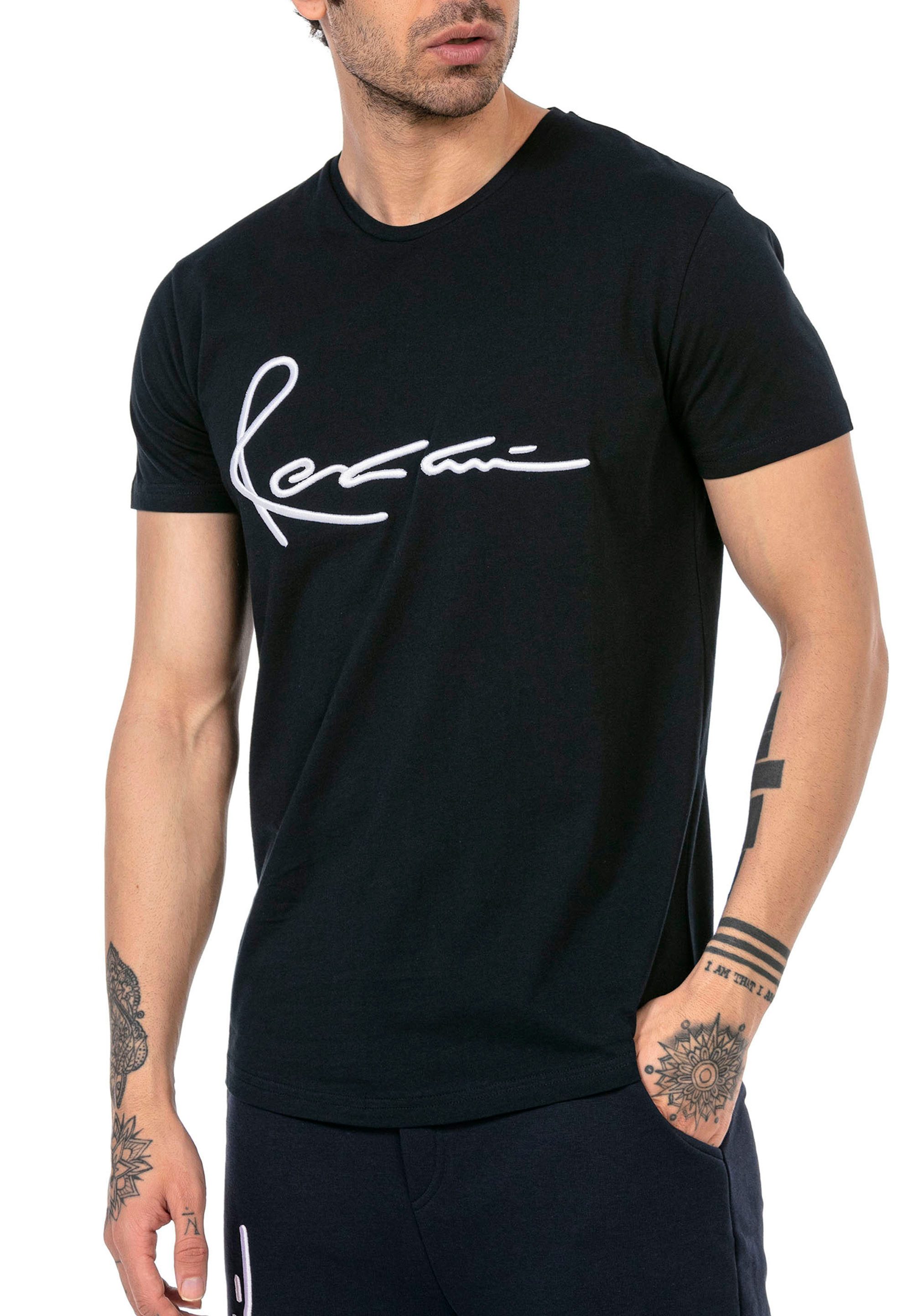 RedBridge T-Shirt & Shorts Red Bridge Herren Set Sweat Freizeit Anzug T-Shirt Hose (Set, 2-tlg., T-Shirt & Shorts)