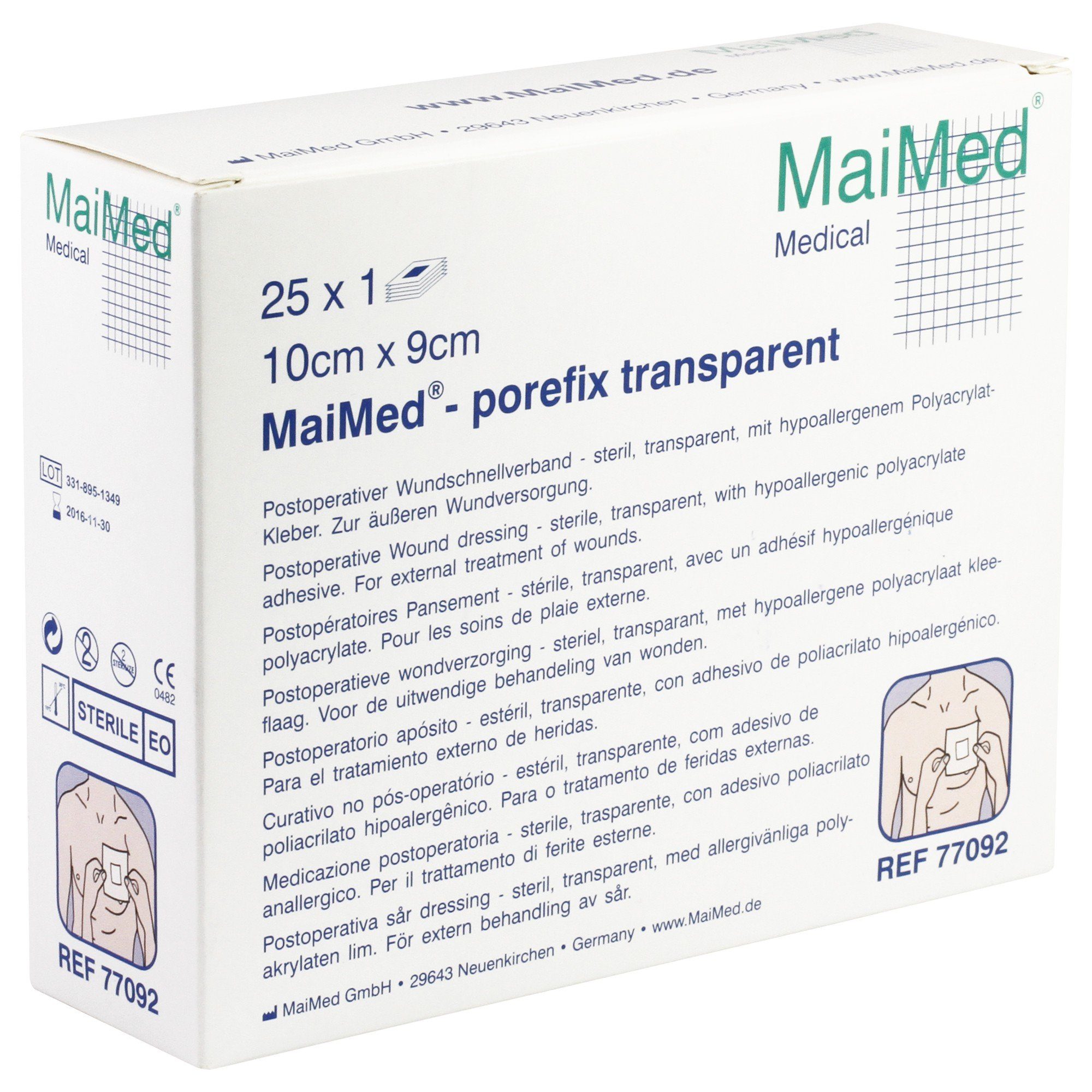 MaiMed Bandage transparent steril