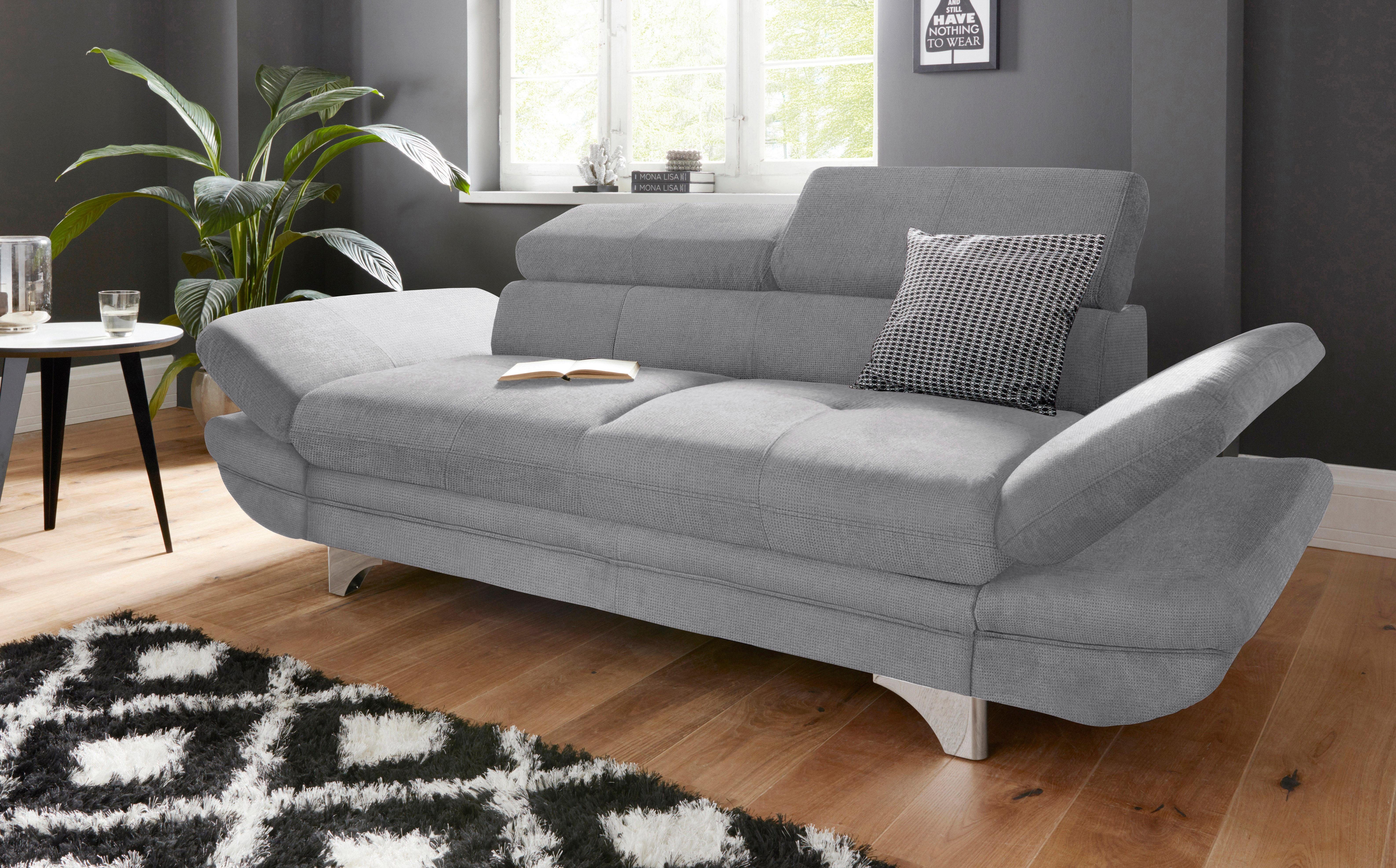 COTTA 2-Sitzer "Enterprise", Big-Sofa, mit Armteilverstellung & Kopfteilver günstig online kaufen