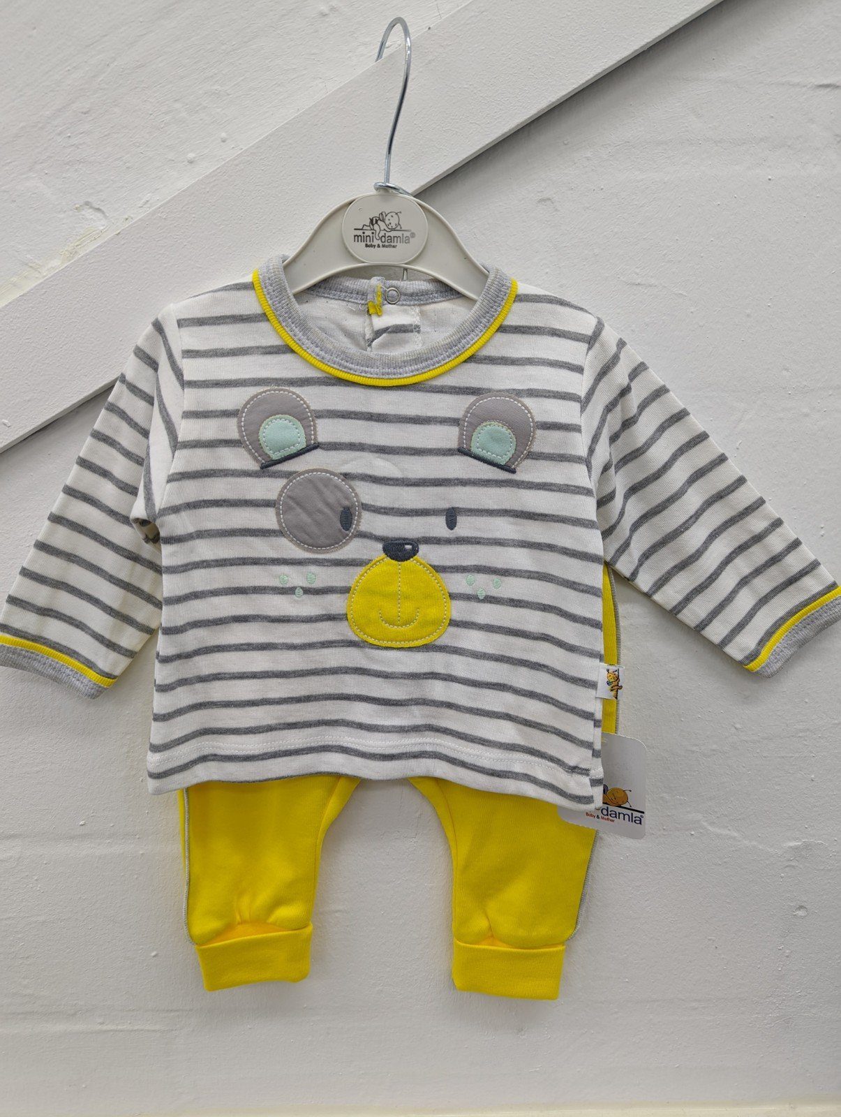 mini damla Anzug Baby Set 2-teilig Gelb