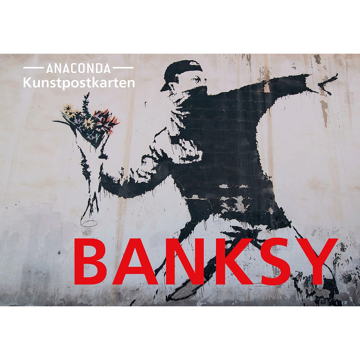 Anaconda Verlag Postkarte Postkarten-Set Banksy: 18 Kunstpostkarten aus hochwertigem Karton.