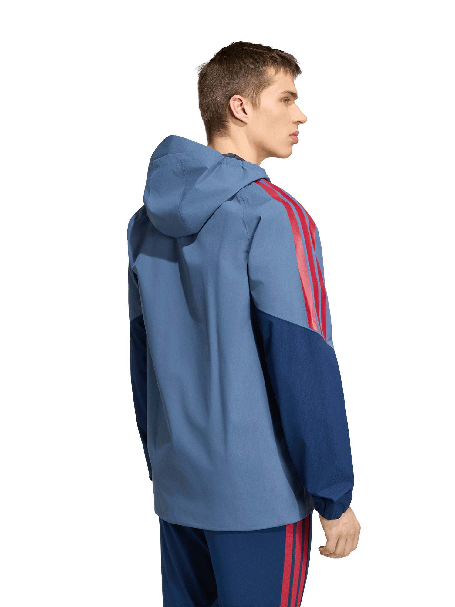 adidas Performance Regenjacke FC Bayern München, Authentic Regenjacke Teamline, Herren, Blau
