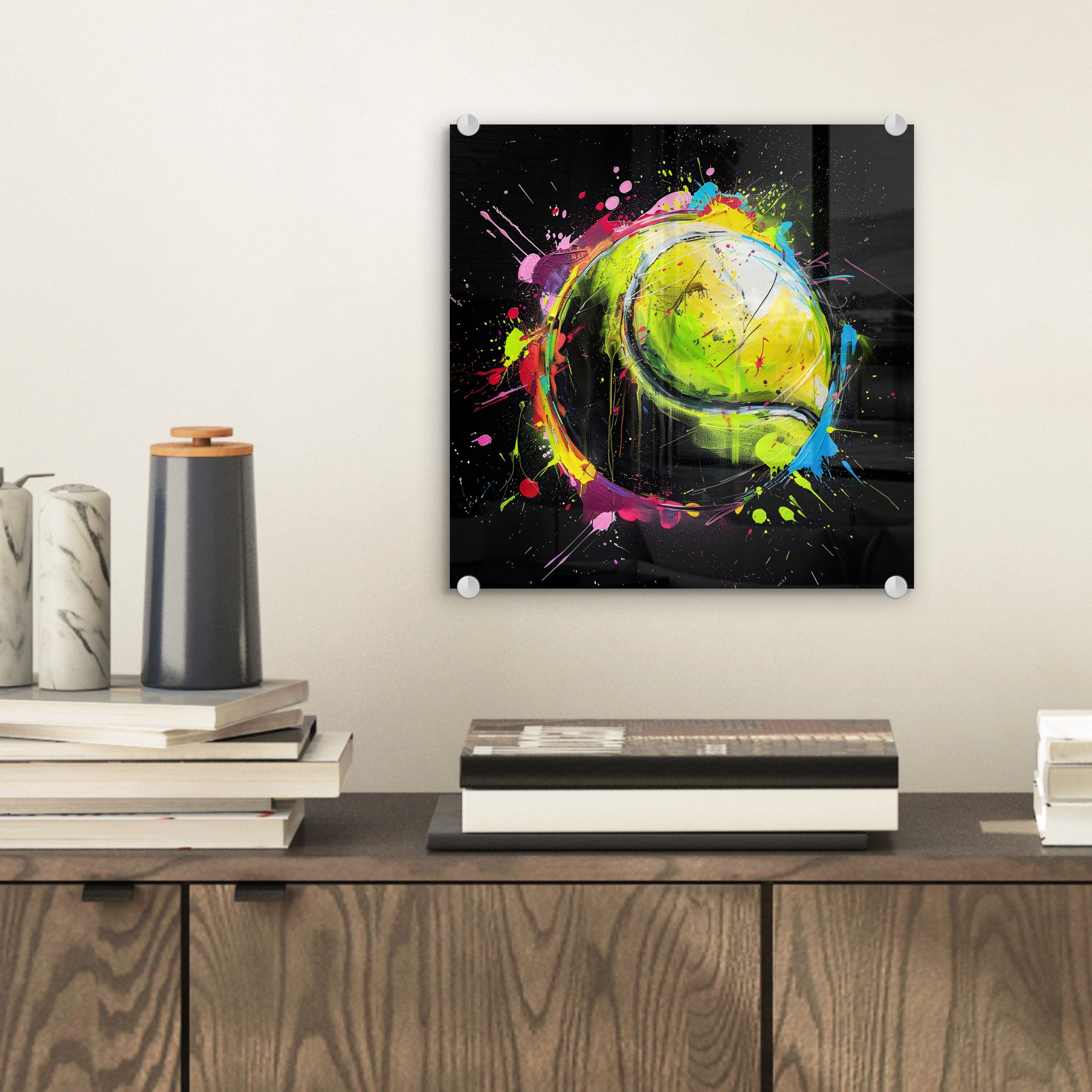 MuchoWow Acrylglasbild Graffiti - Sport - günstig online kaufen