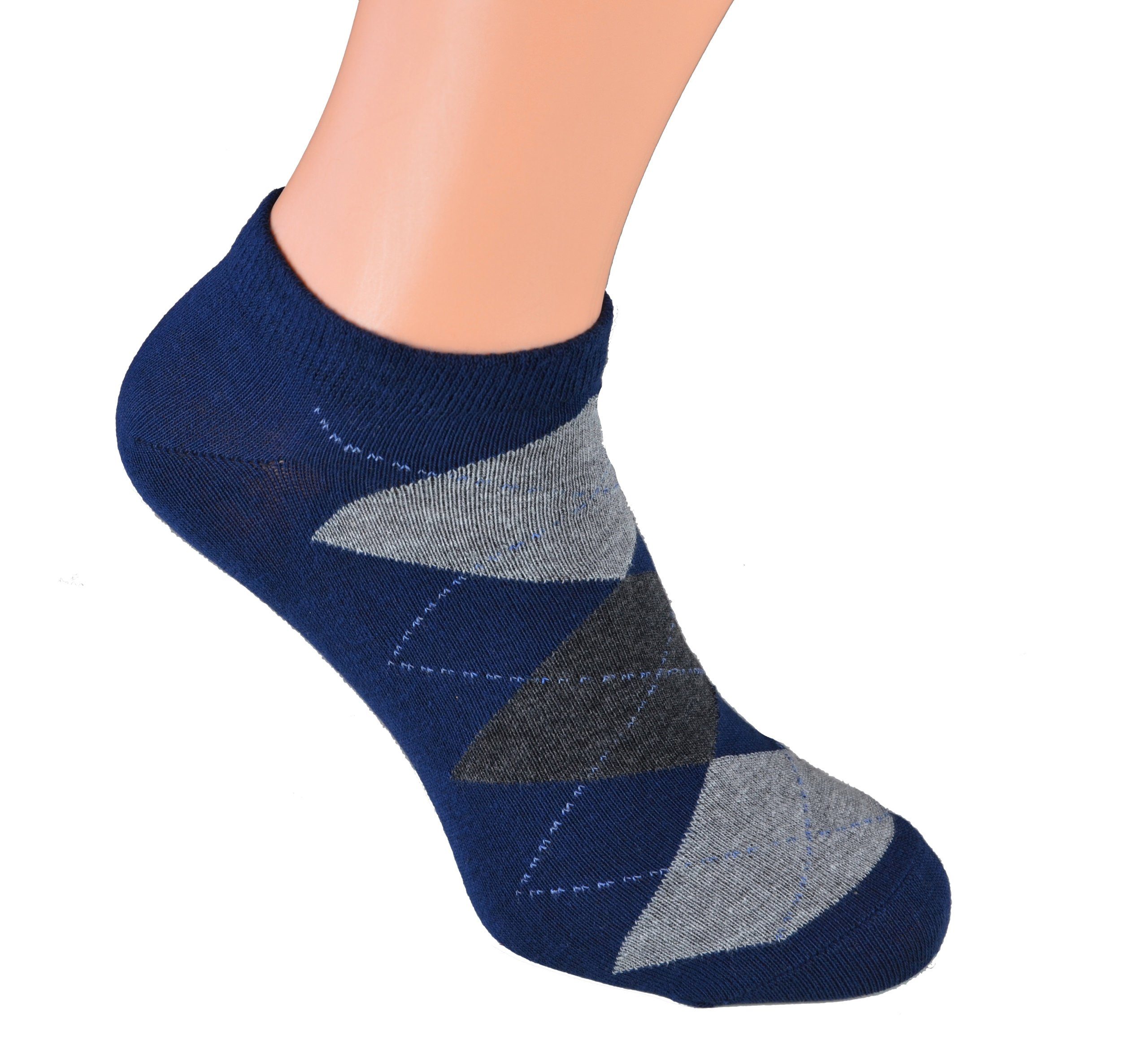 Cocain underwear Sneakersocken Bunte Kurze Herren Sneaker Socken Füsslinge Söckchen Baumwolle bunt (Spar-Set, 8-Paar) verschiedene Modelle - Baumwolle – Bild 5 von 5