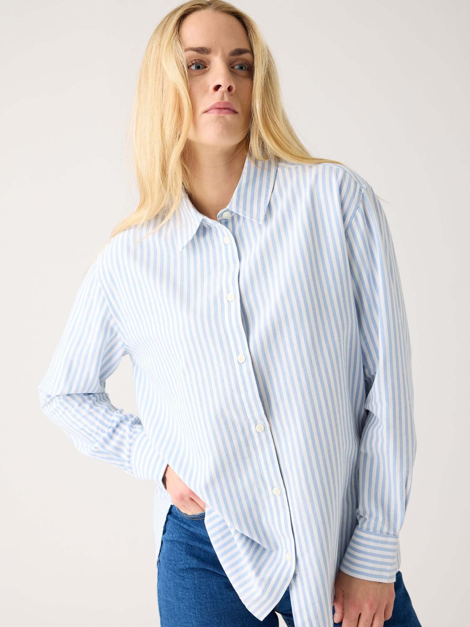 KnowledgeCotton Apparel Hemdbluse Oxford Shirt