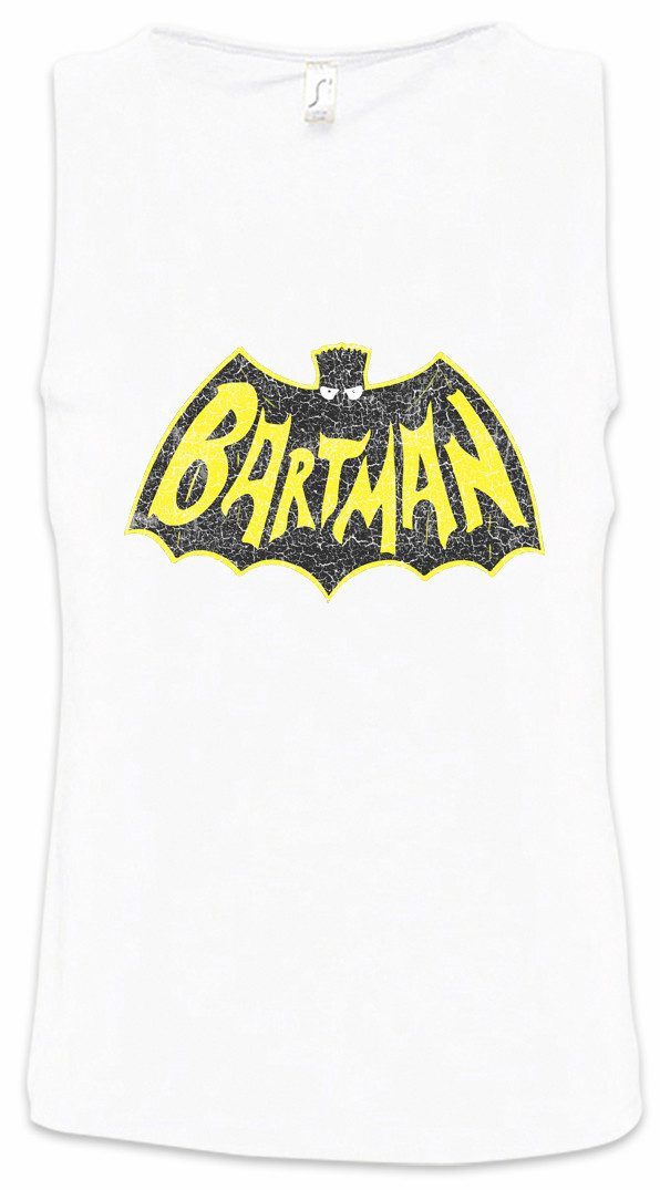 Urban Backwoods Tanktop Bartman Ärmelloses T-Shirt Bad Man Comic Cartoon Crossover Art Fun Batman Gotham Springfield Lisa