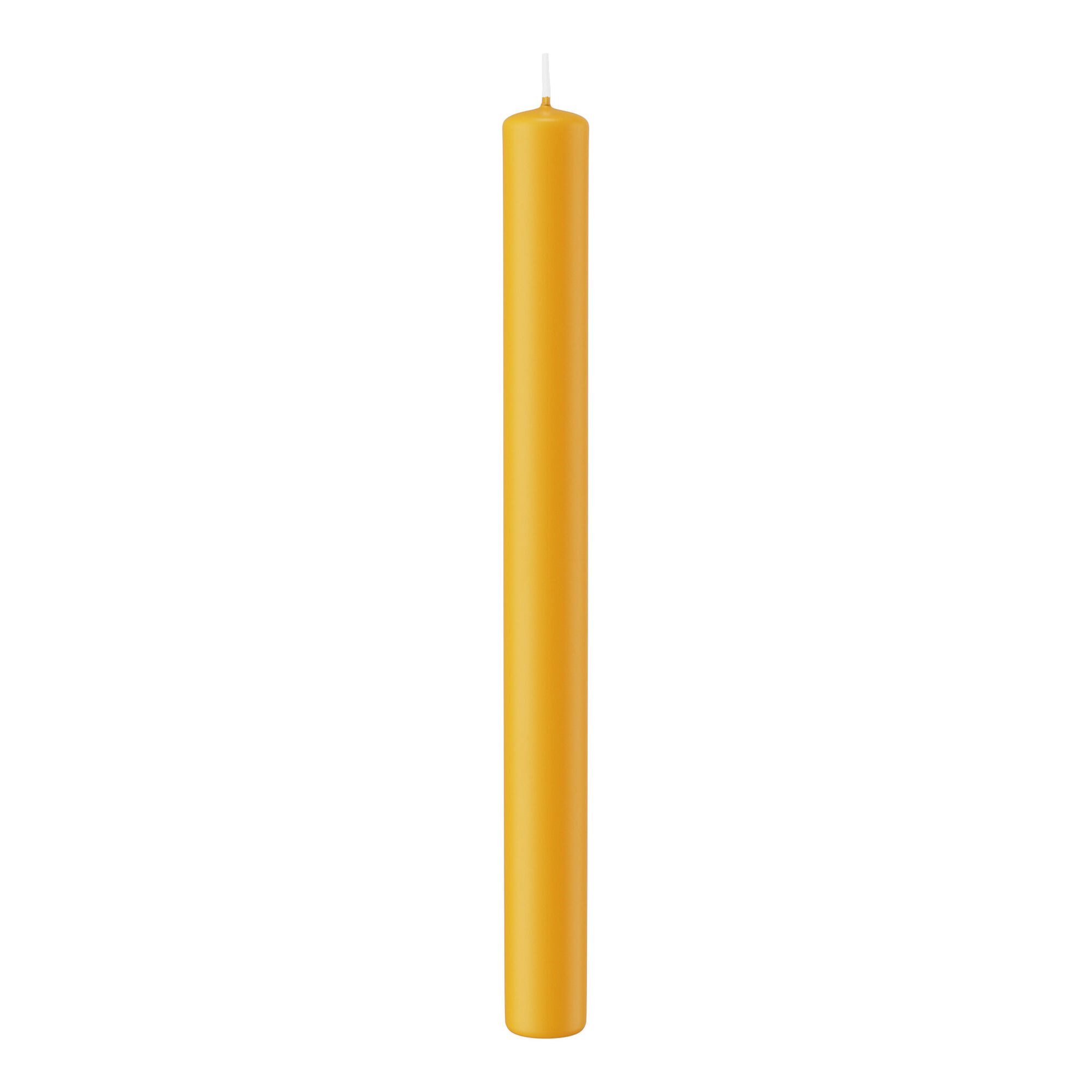 Wiedemann Kerzen Tafelkerze Stabkerzen Gelb 250 x Ø 22 mm, 10 Stück
