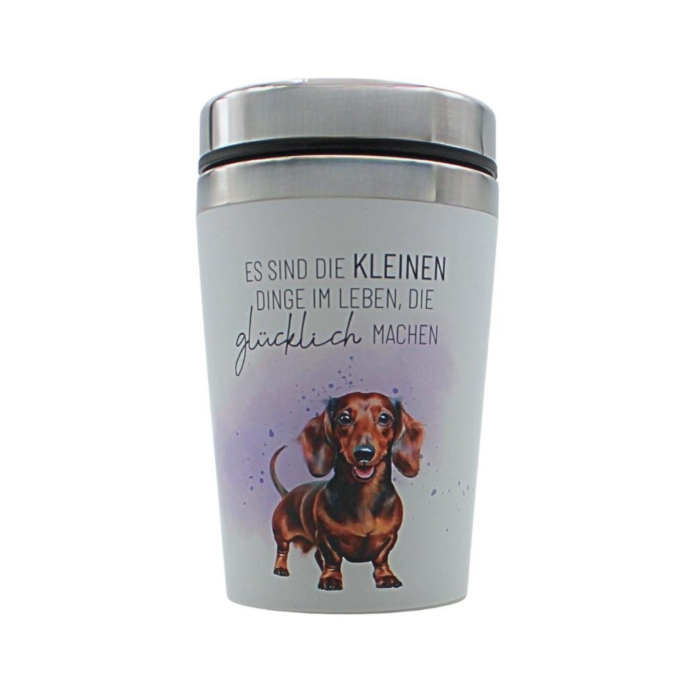 Dekohelden24 Thermobecher Thermobecher in verschiedenen Varianten, 1-tlg., Metall