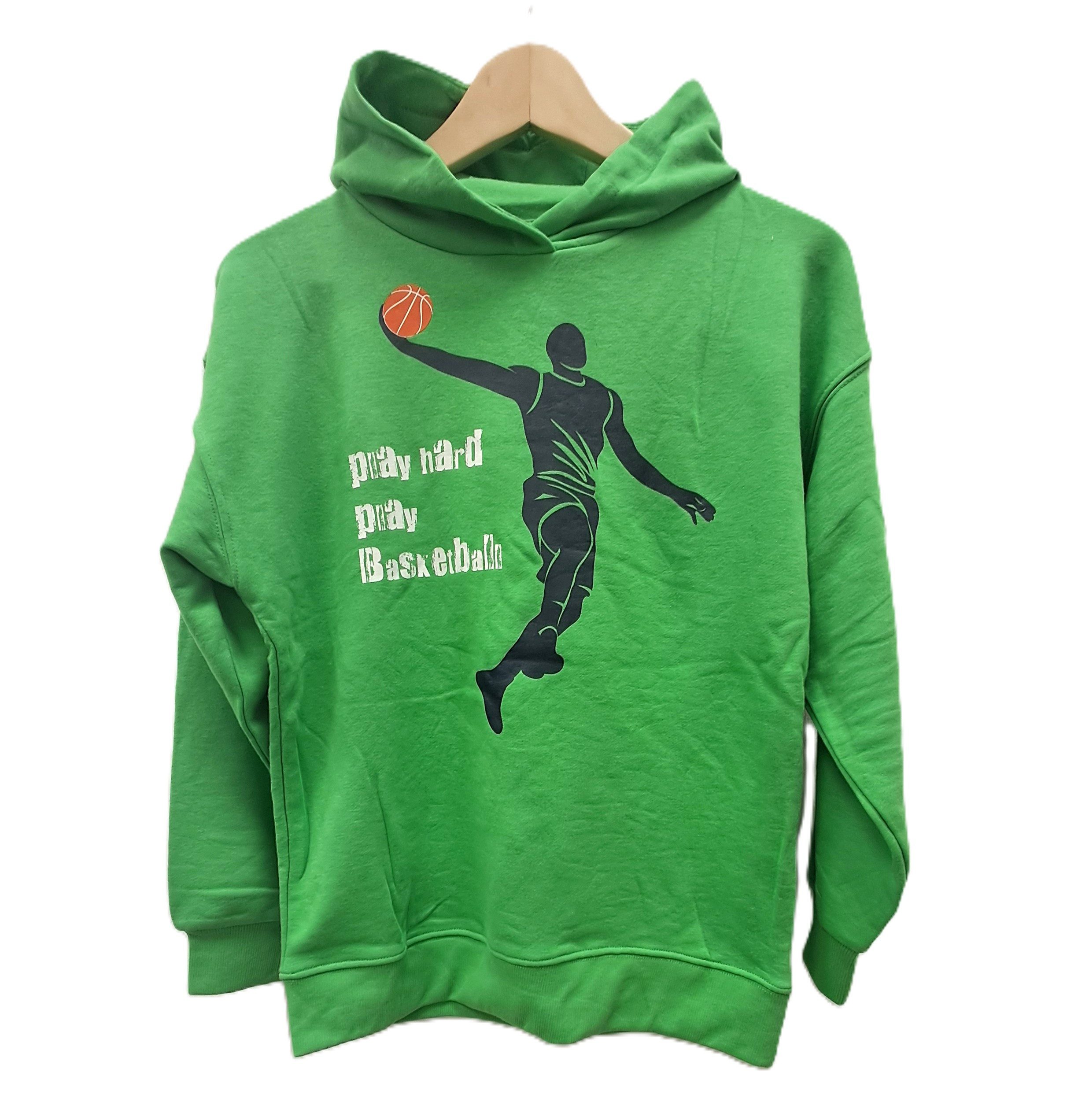 THREE OAKS Kapuzensweatshirt J190277:Junge Kapuzensweatshirt "Basketball"