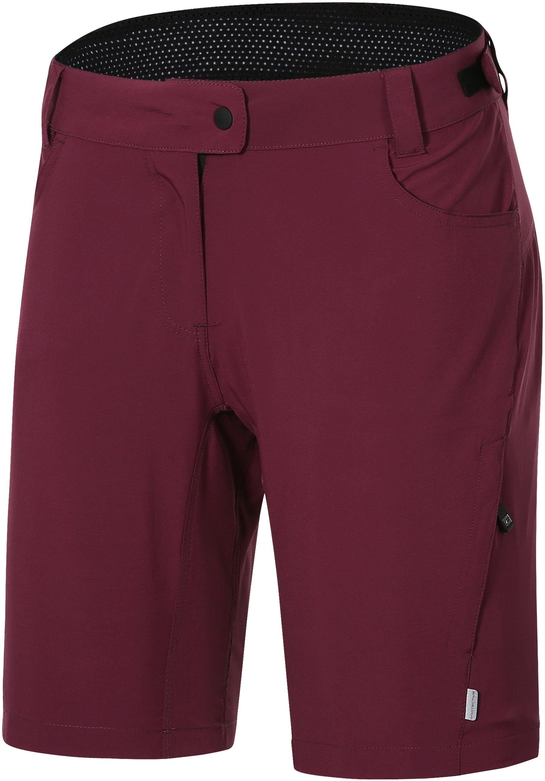 Protective Trekkingshorts P-Valley Women wine