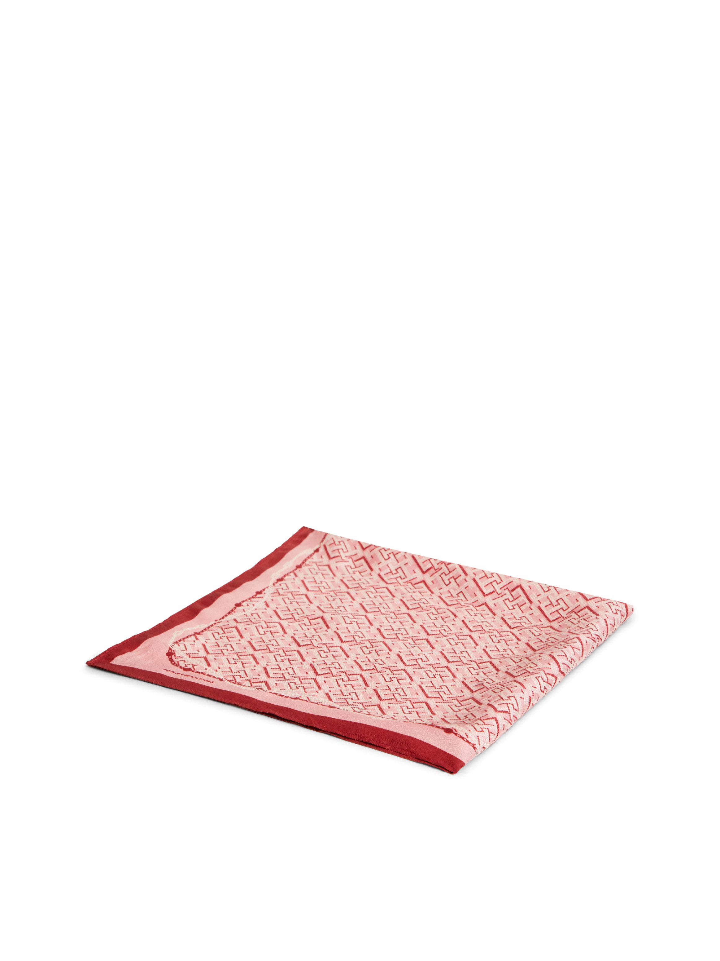 Tommy Hilfiger Seidenschal TMONOGRAM SILK SQUARE, Regular fit mit Monogramprint