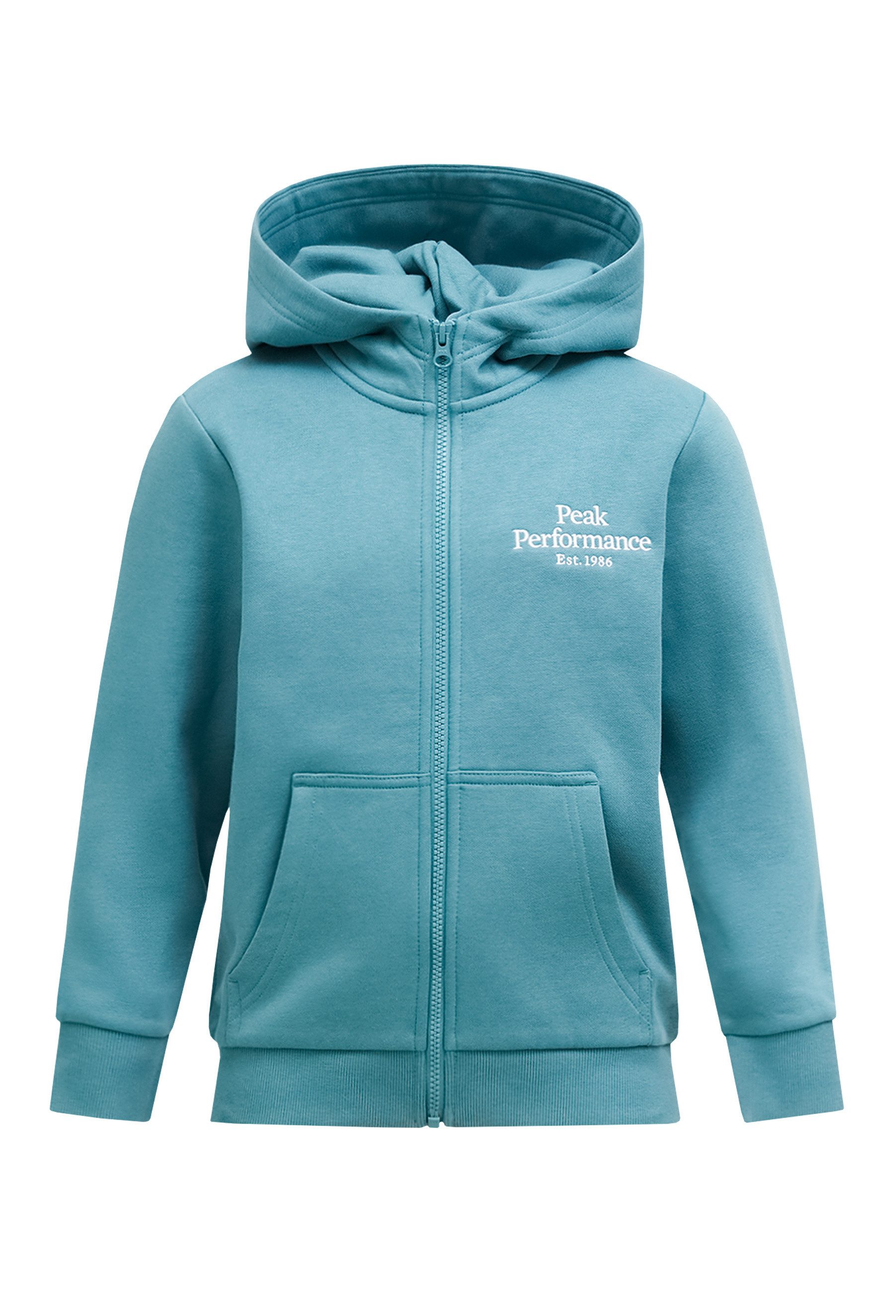 Peak Performance Kapuzensweatshirt Jr Original Zip Hood mit Kapuze